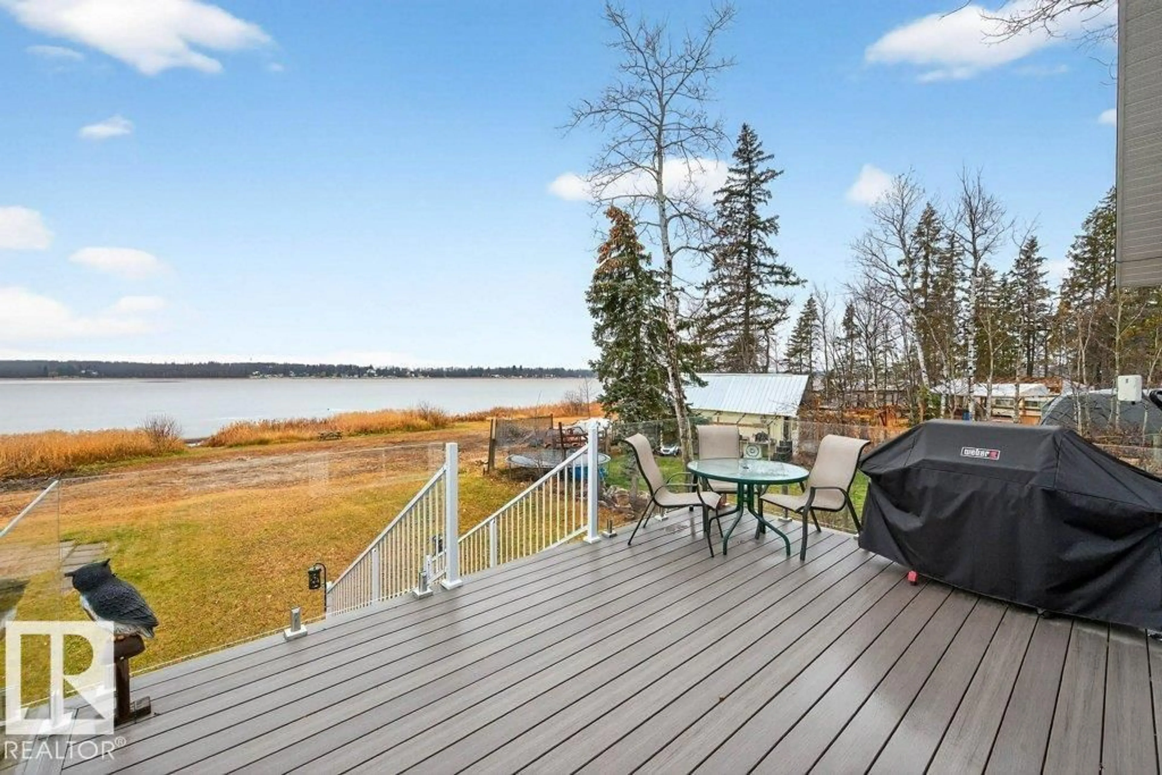 Patio, water/lake/river/ocean view for 257 LAKESHORE DR, Rural Lac Ste. Anne County Alberta T0E1V6