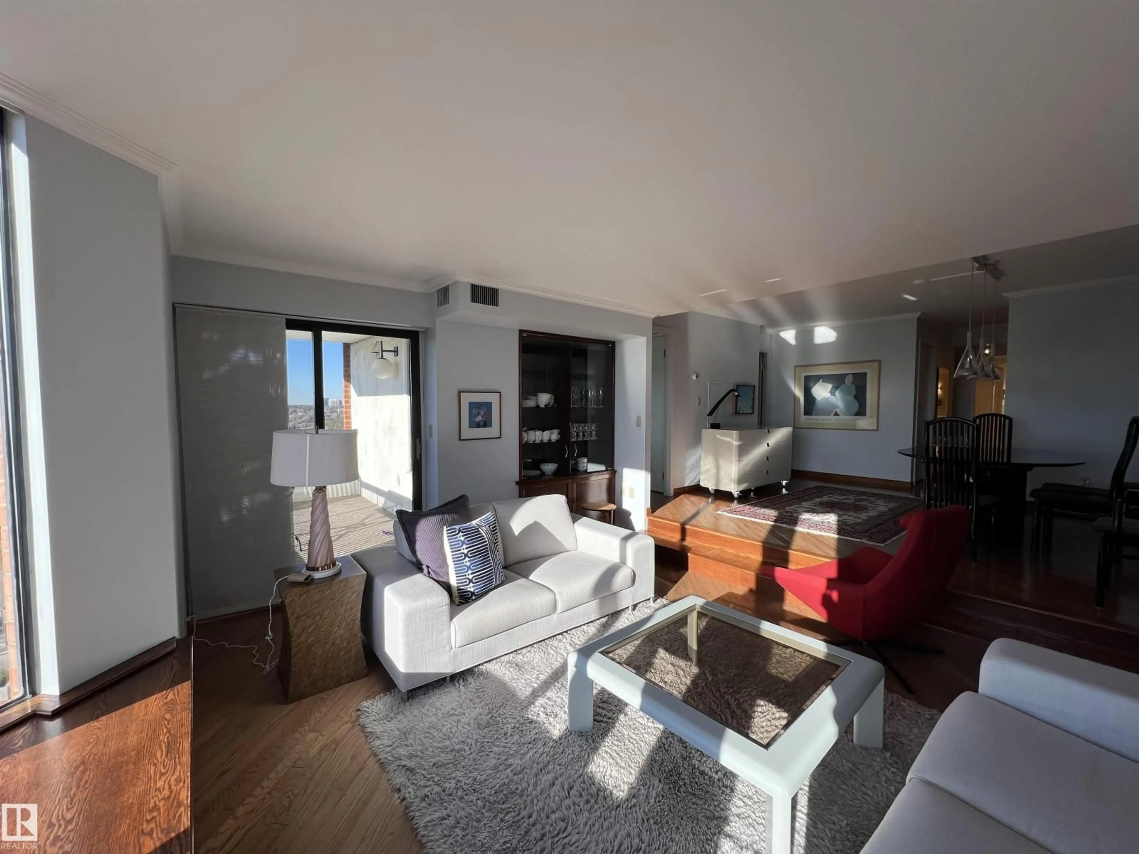 Living room with furniture, unknown for #904 - 11503 100 AV, Edmonton Alberta T5K2R2