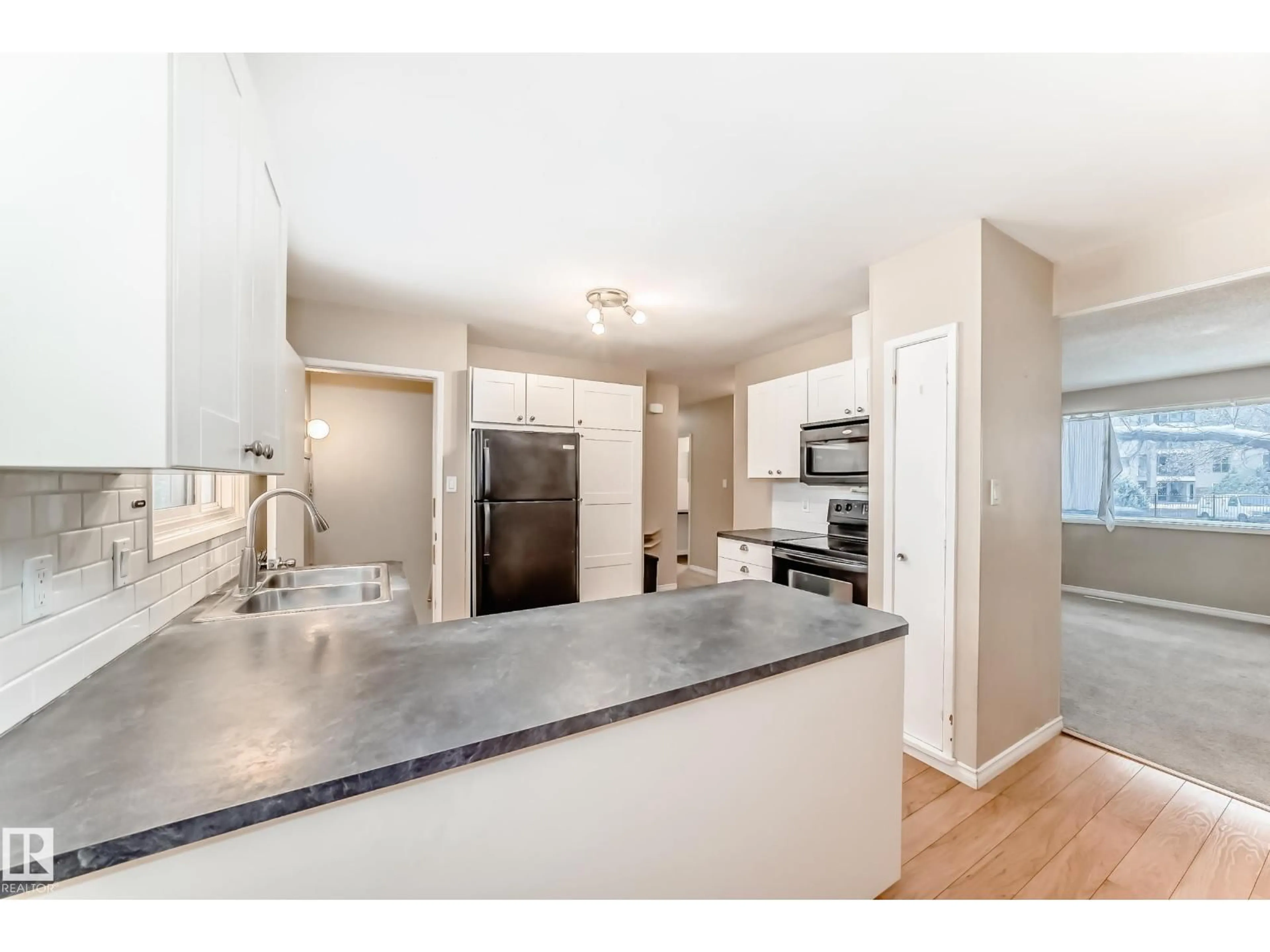 Open concept kitchen, unknown for 8915 156 ST, Edmonton Alberta T5R1Y6