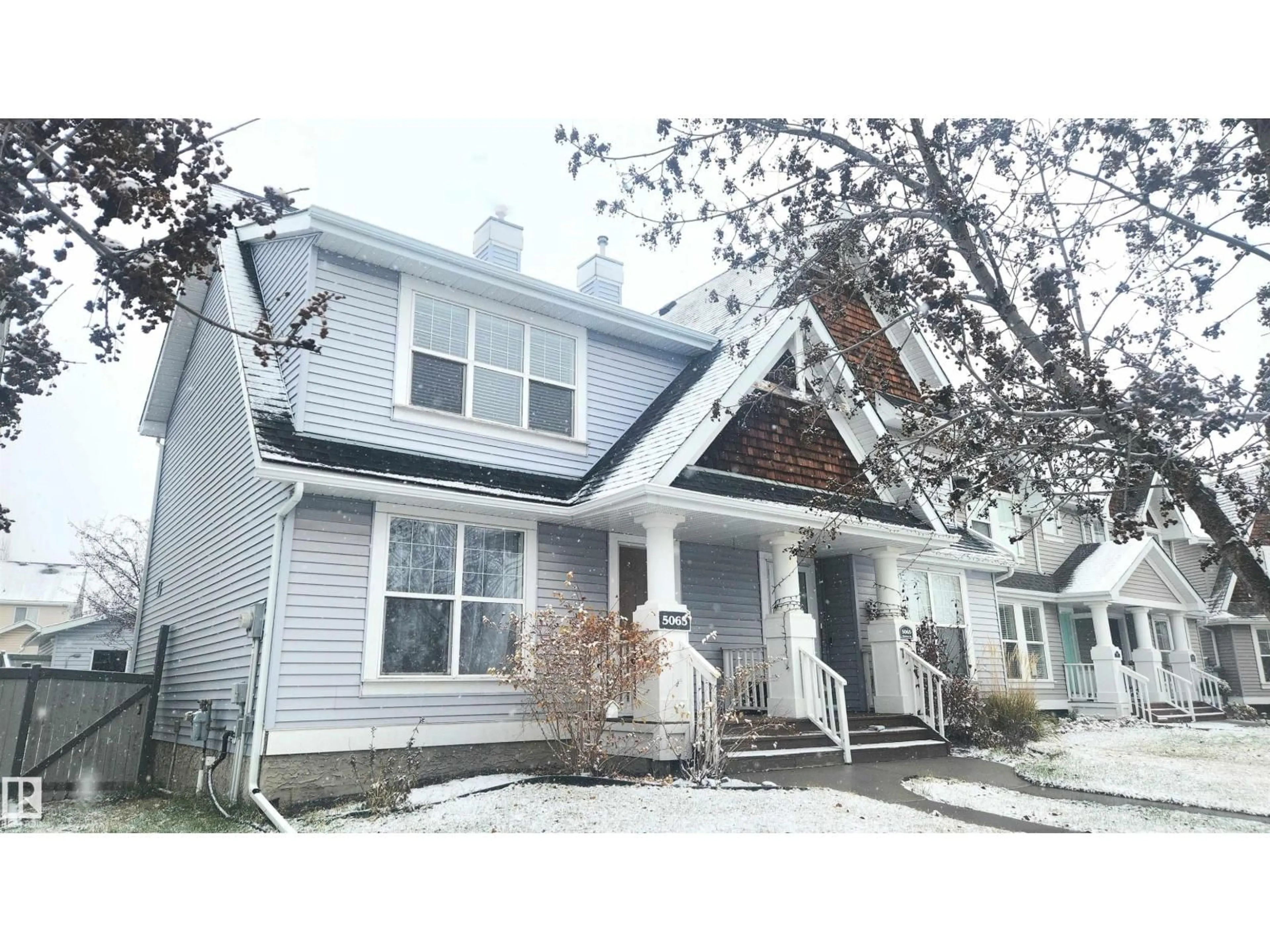Home with vinyl exterior material, street for 5063 STANTON DR, Edmonton Alberta T6X1E8