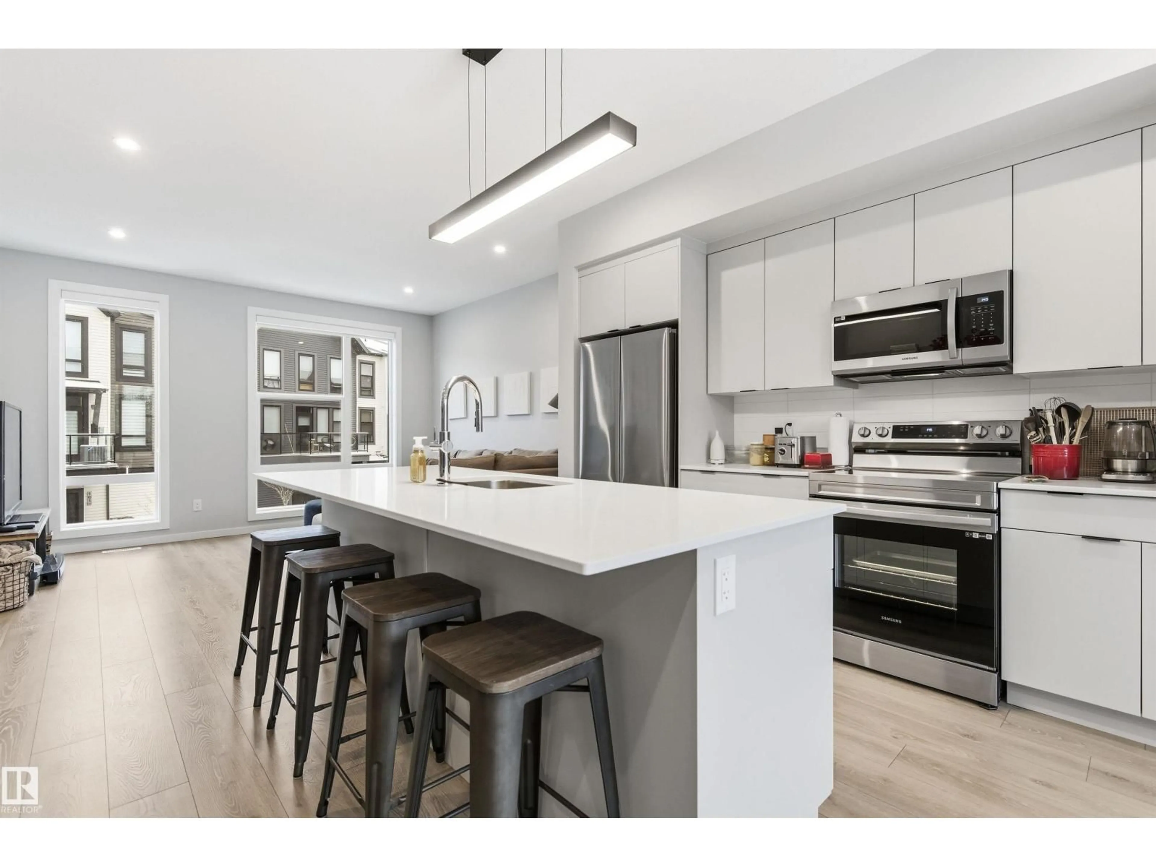 Open concept kitchen, unknown for #92 - 1304 RUTHERFORD RD, Edmonton Alberta T6W0B4