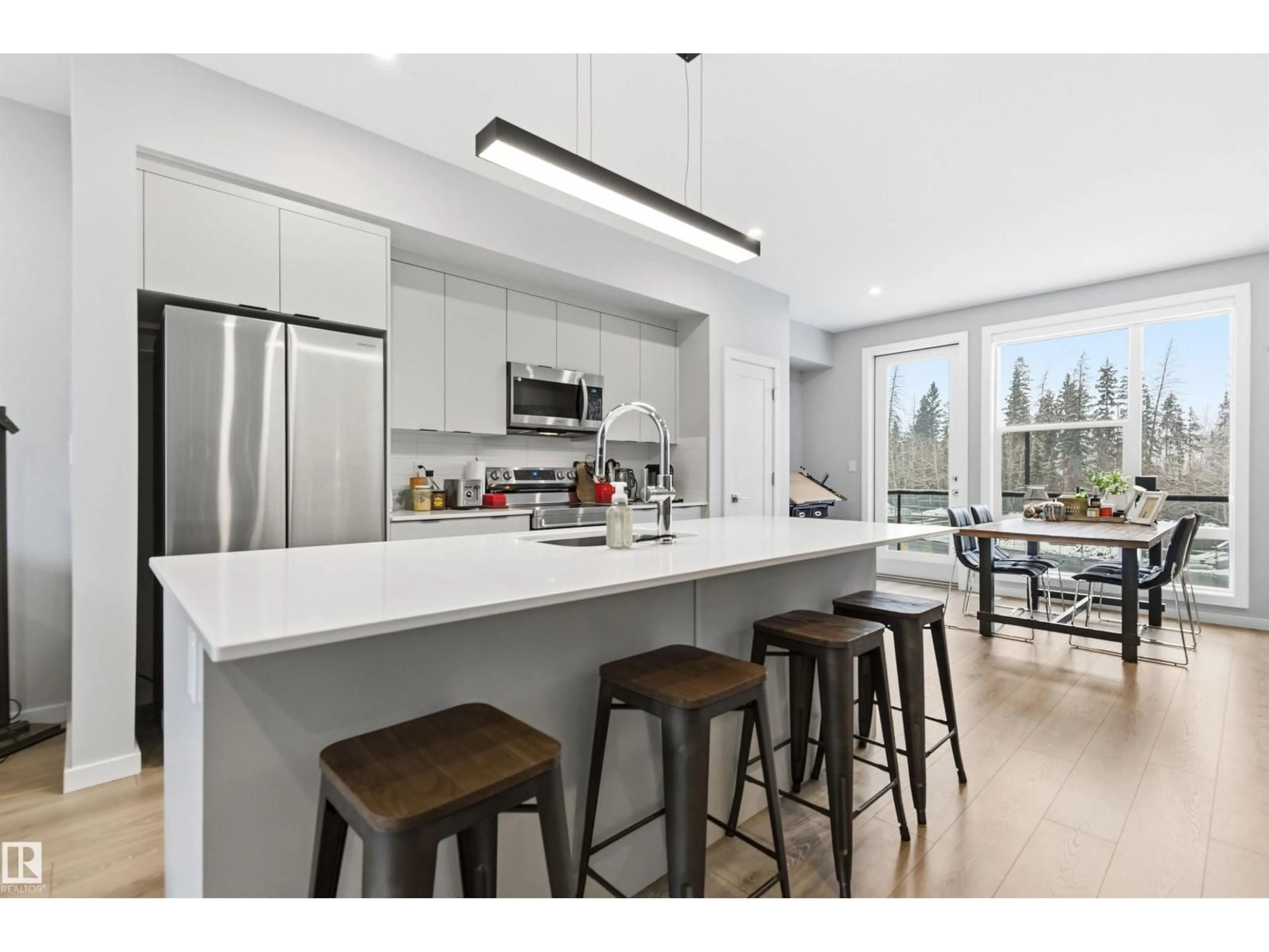 Open concept kitchen, unknown for #92 - 1304 RUTHERFORD RD, Edmonton Alberta T6W0B4