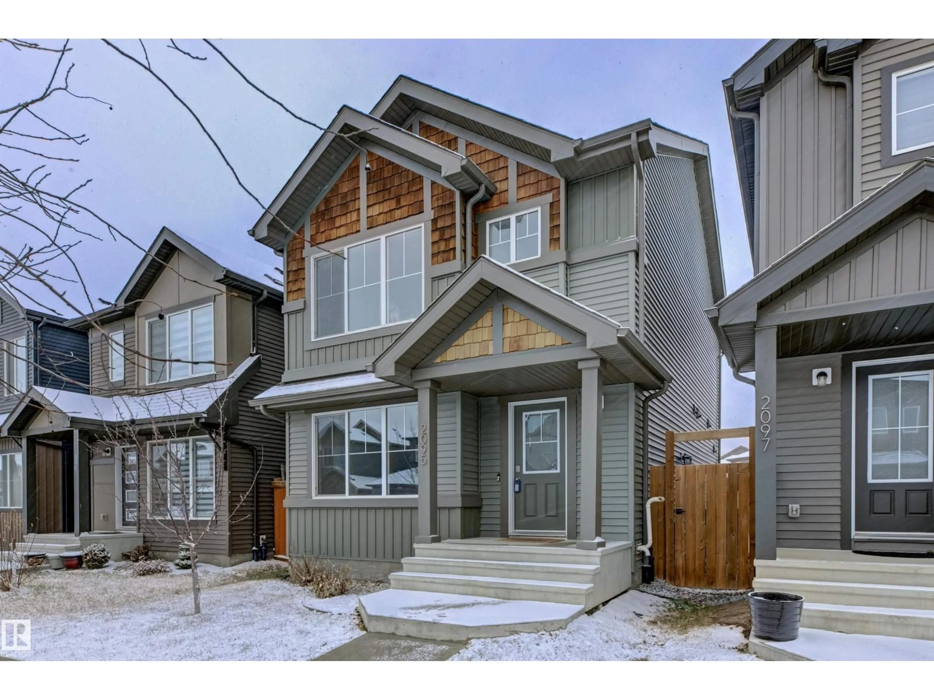 Home with vinyl exterior material, street for 2095 GRAYDON HILL CR, Edmonton Alberta T6W4C7