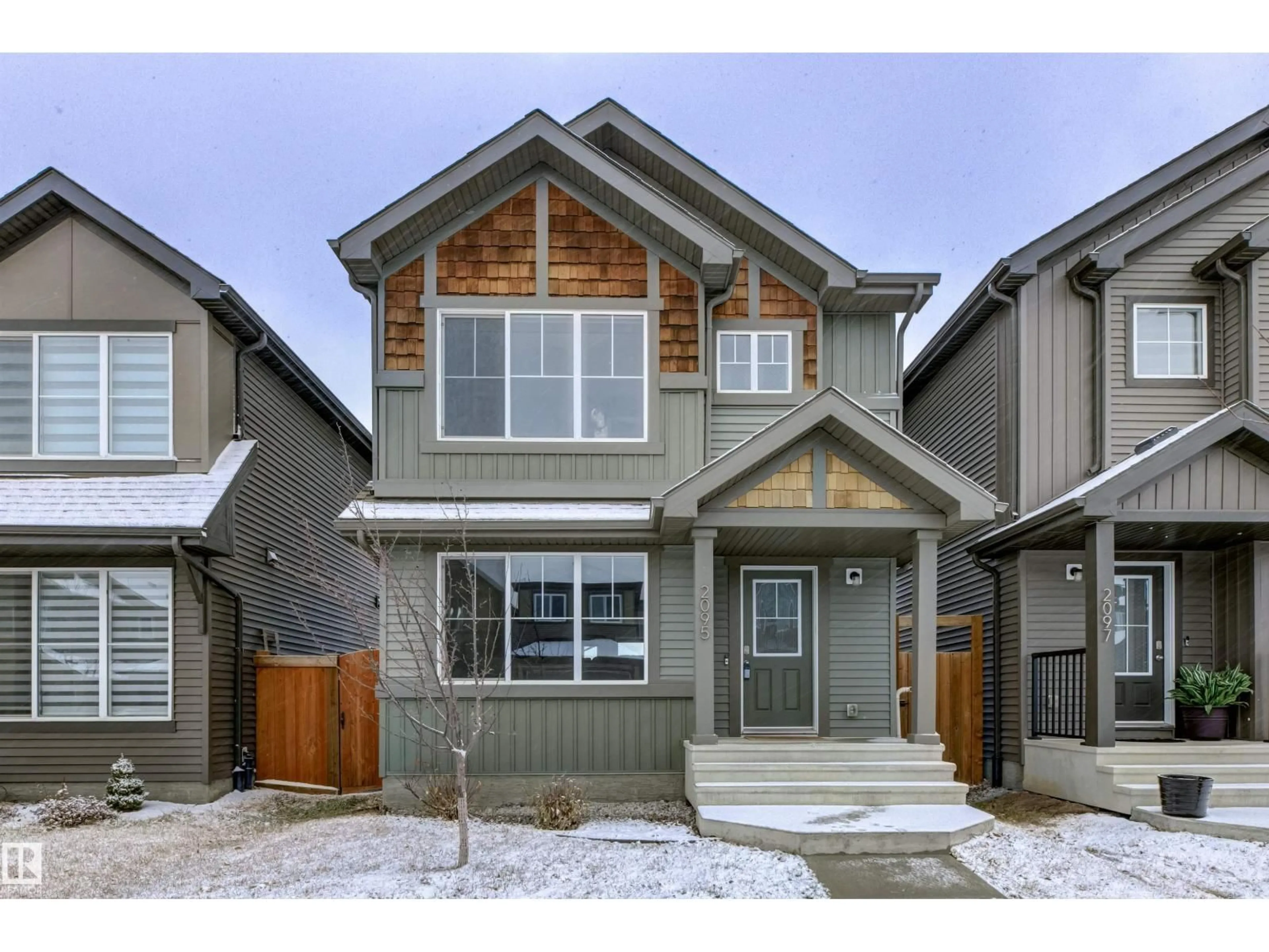 Home with vinyl exterior material, street for 2095 GRAYDON HILL CR, Edmonton Alberta T6W4C7