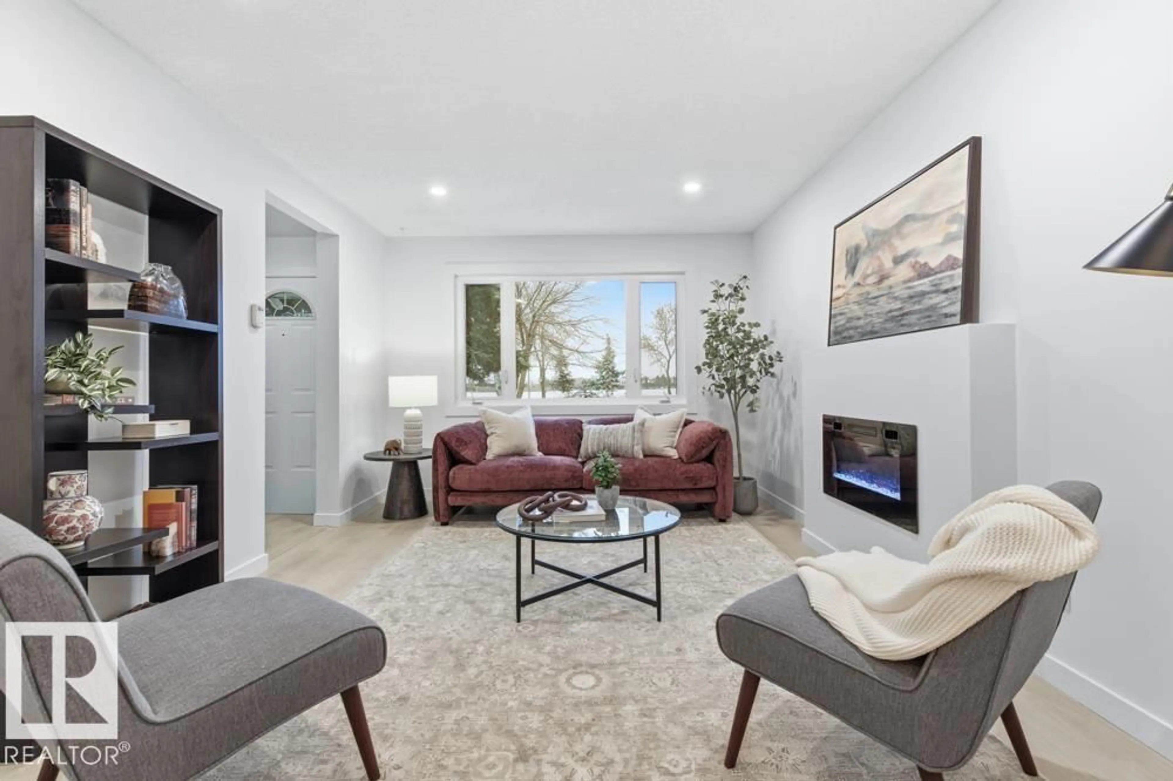 Living room with furniture, unknown for 5D CALLINGWOOD CO, Edmonton Alberta T5T0H5