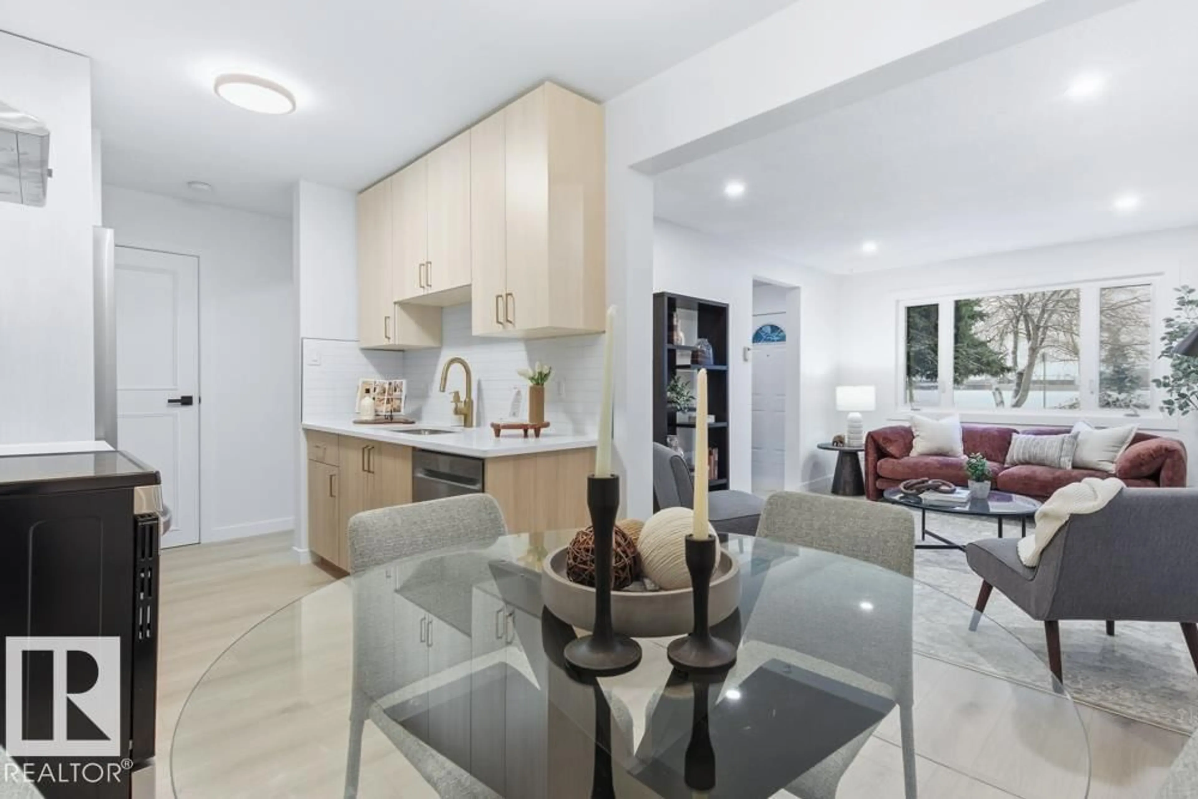 Open concept kitchen, unknown for 5D CALLINGWOOD CO, Edmonton Alberta T5T0H5