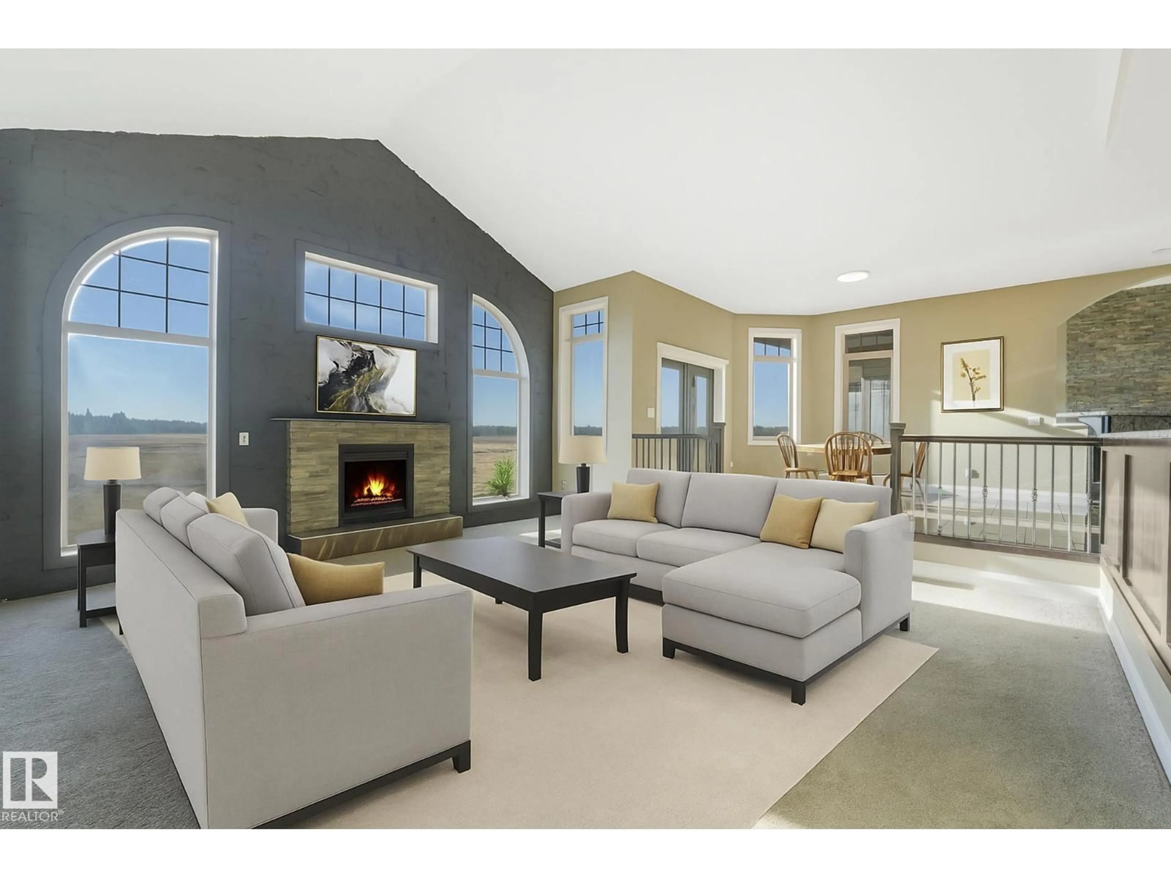 Living room with furniture, unknown for 190 50509 RANGE RD, Rural Leduc County Alberta T0B3M2