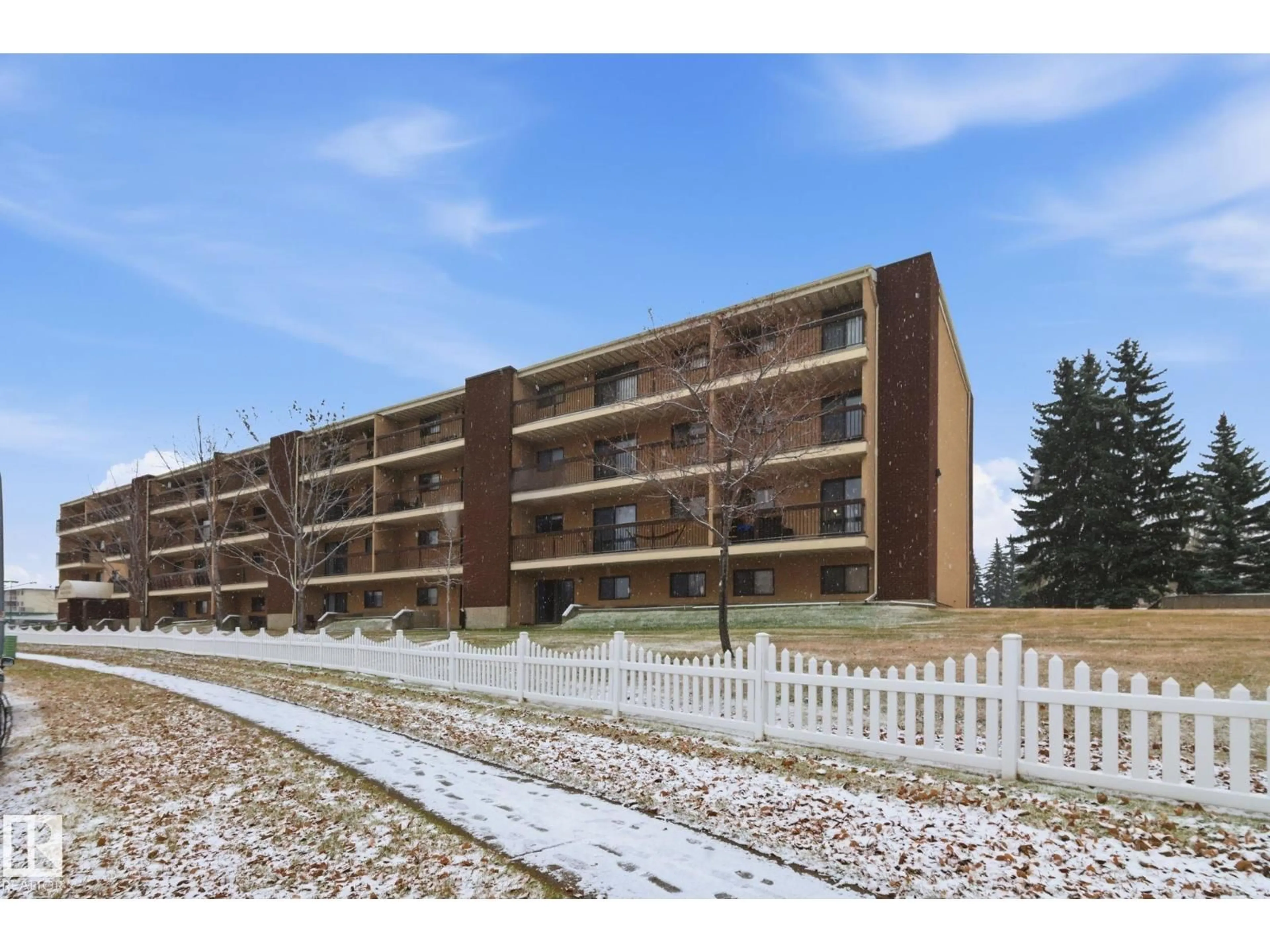 A pic from outside/outdoor area/front of a property/back of a property/a pic from drone, unknown for 408 - 10511 19 AV, Edmonton Alberta T6J5S8