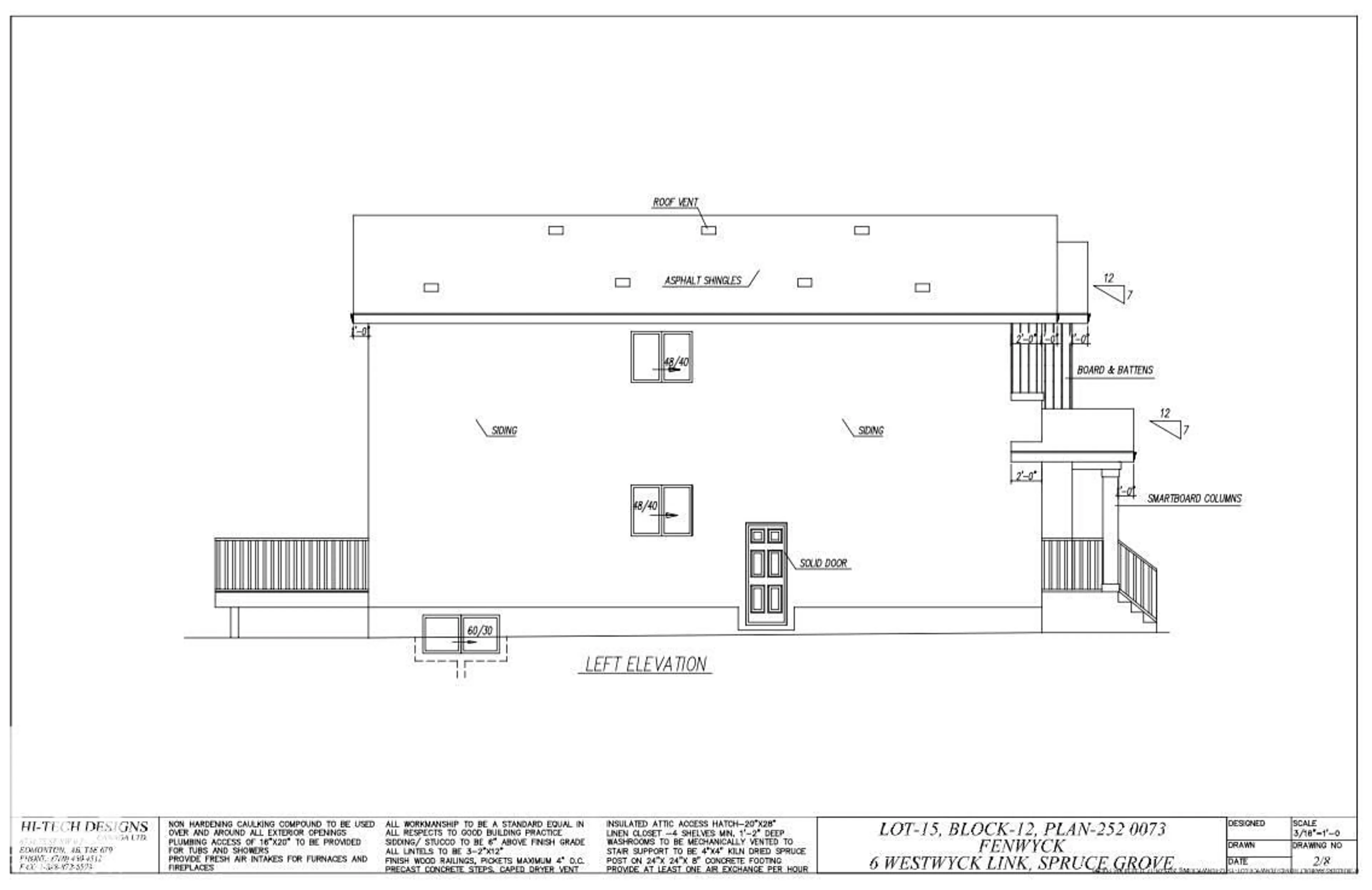 Floor plan for 6 WESTWYCK, Spruce Grove Alberta T7X3H1