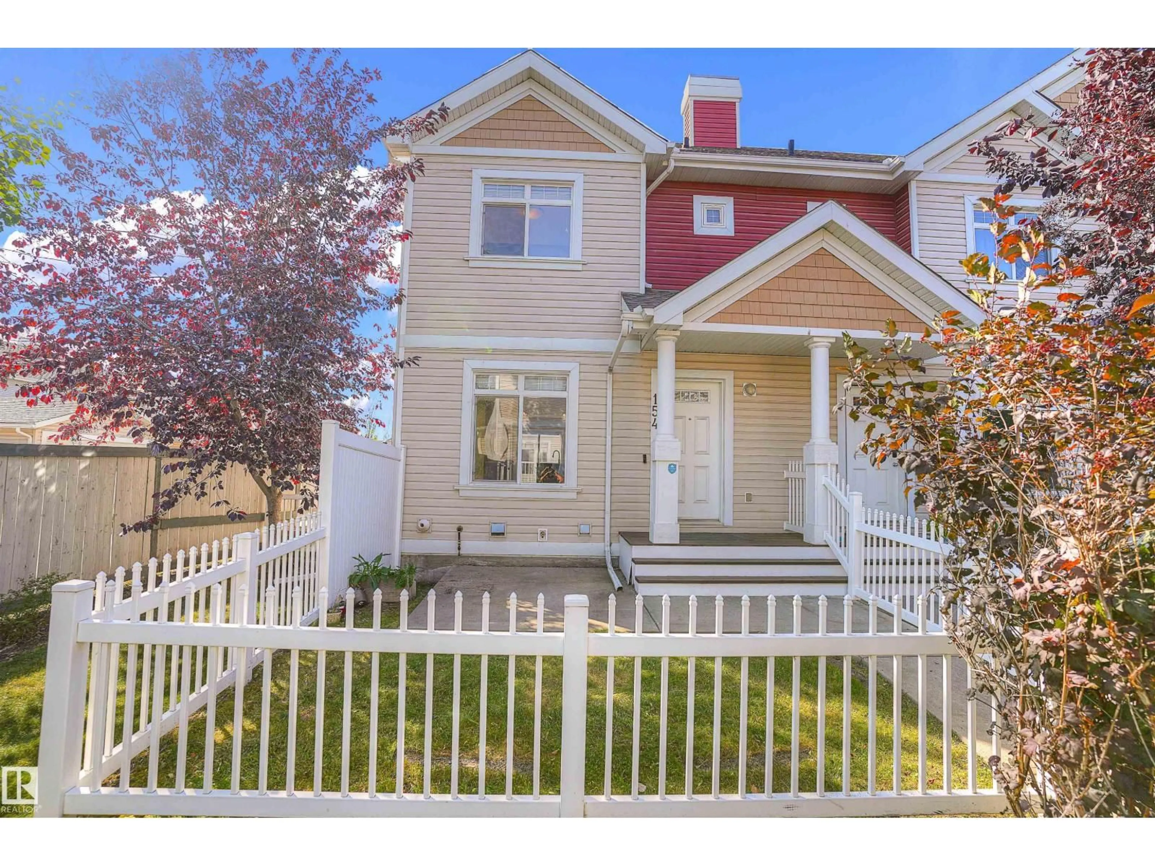 Home with vinyl exterior material, street for 154 - 1804 70 ST, Edmonton Alberta T6X0H4