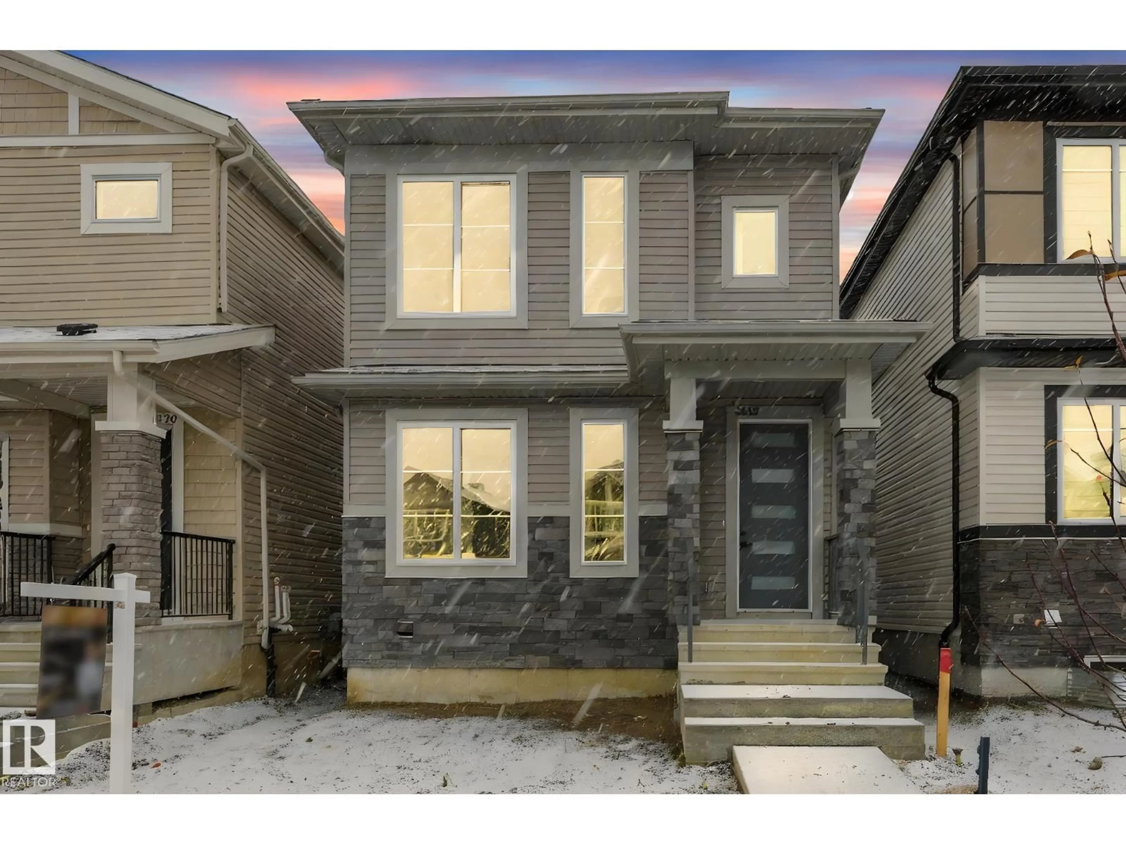 Home with brick exterior material, street for 3518 42 AVE, Beaumont Alberta T4X3G4