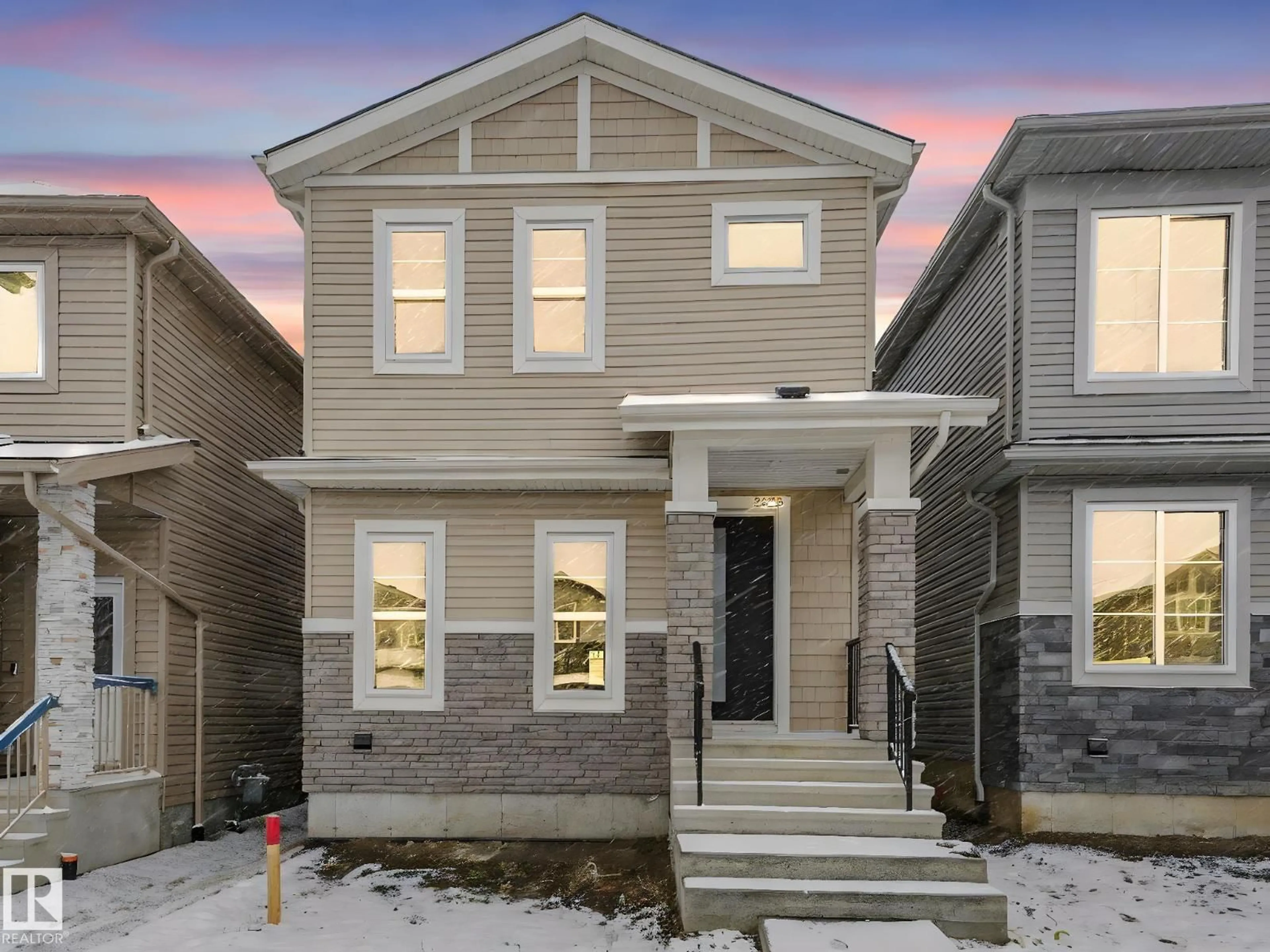 Home with brick exterior material, street for 3520 42 AVE, Beaumont Alberta T4X3G4