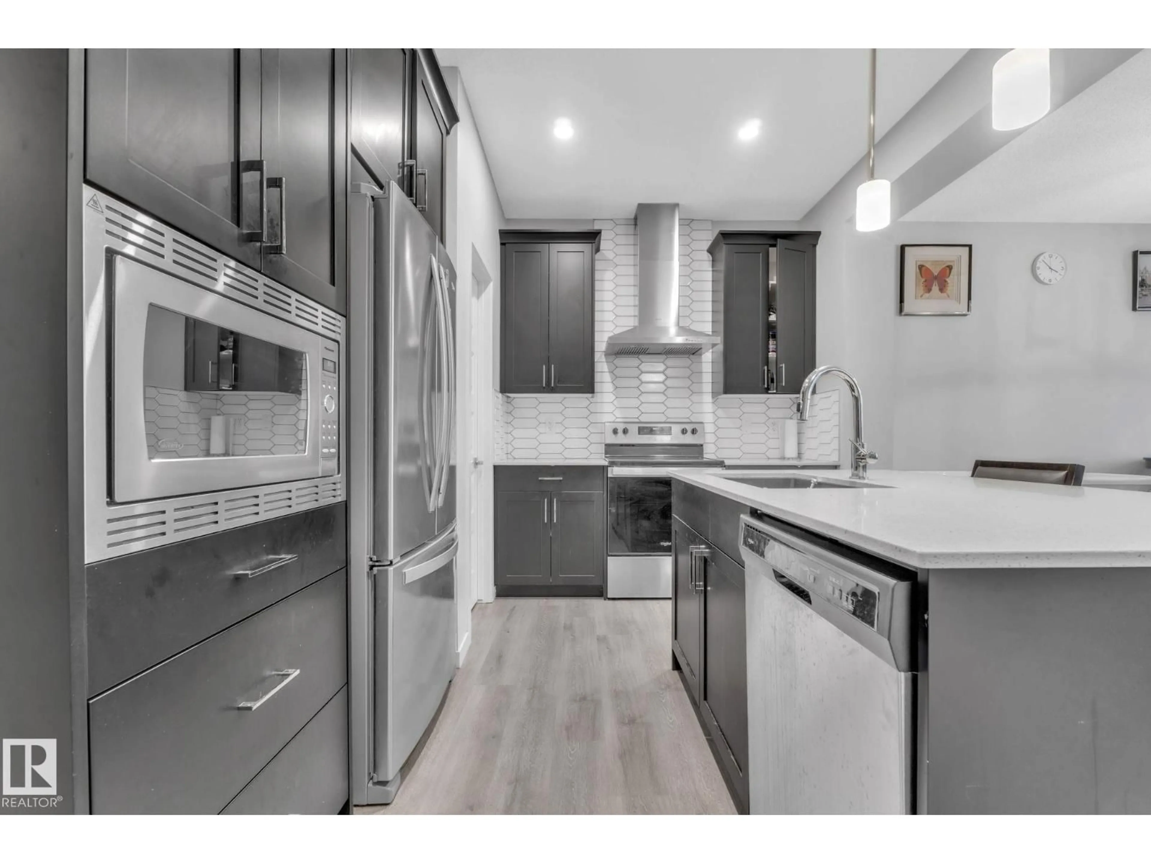 Open concept kitchen, unknown for 22007 80 AV, Edmonton Alberta T5T7R6