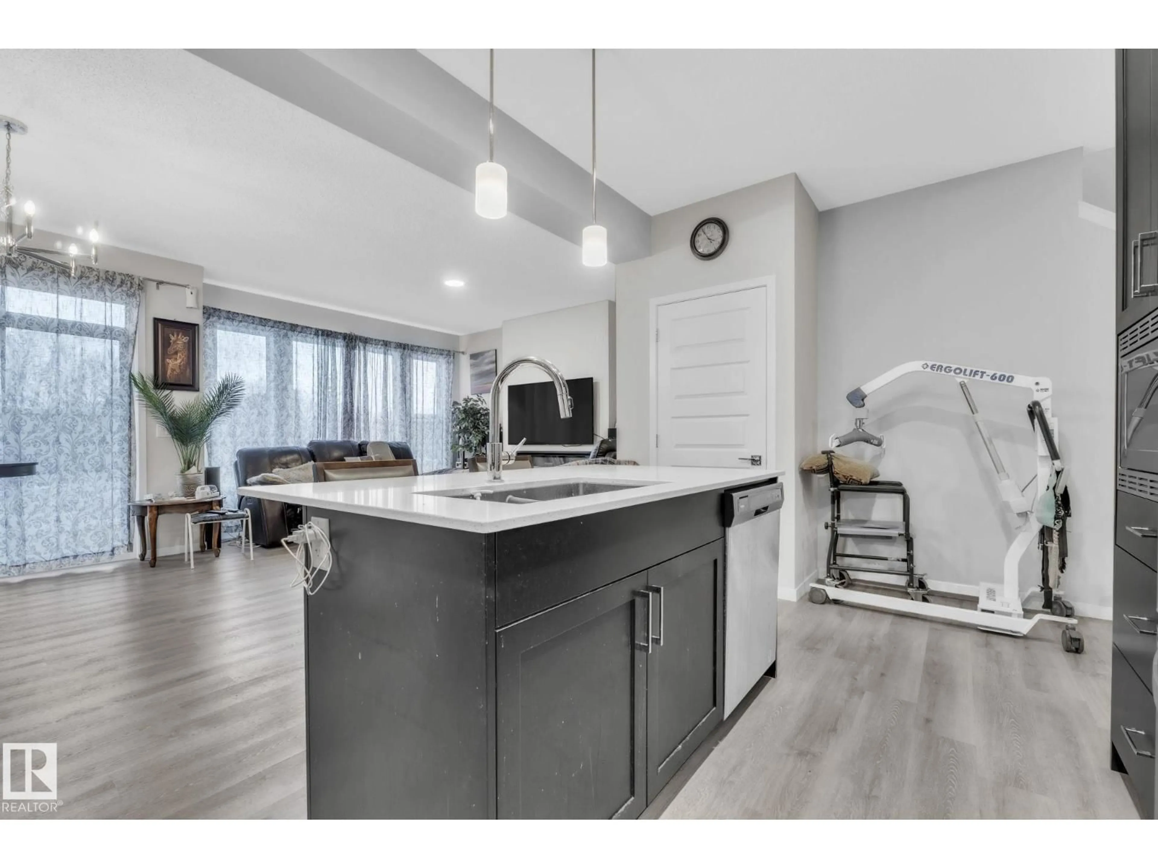 Open concept kitchen, unknown for 22007 80 AV, Edmonton Alberta T5T7R6