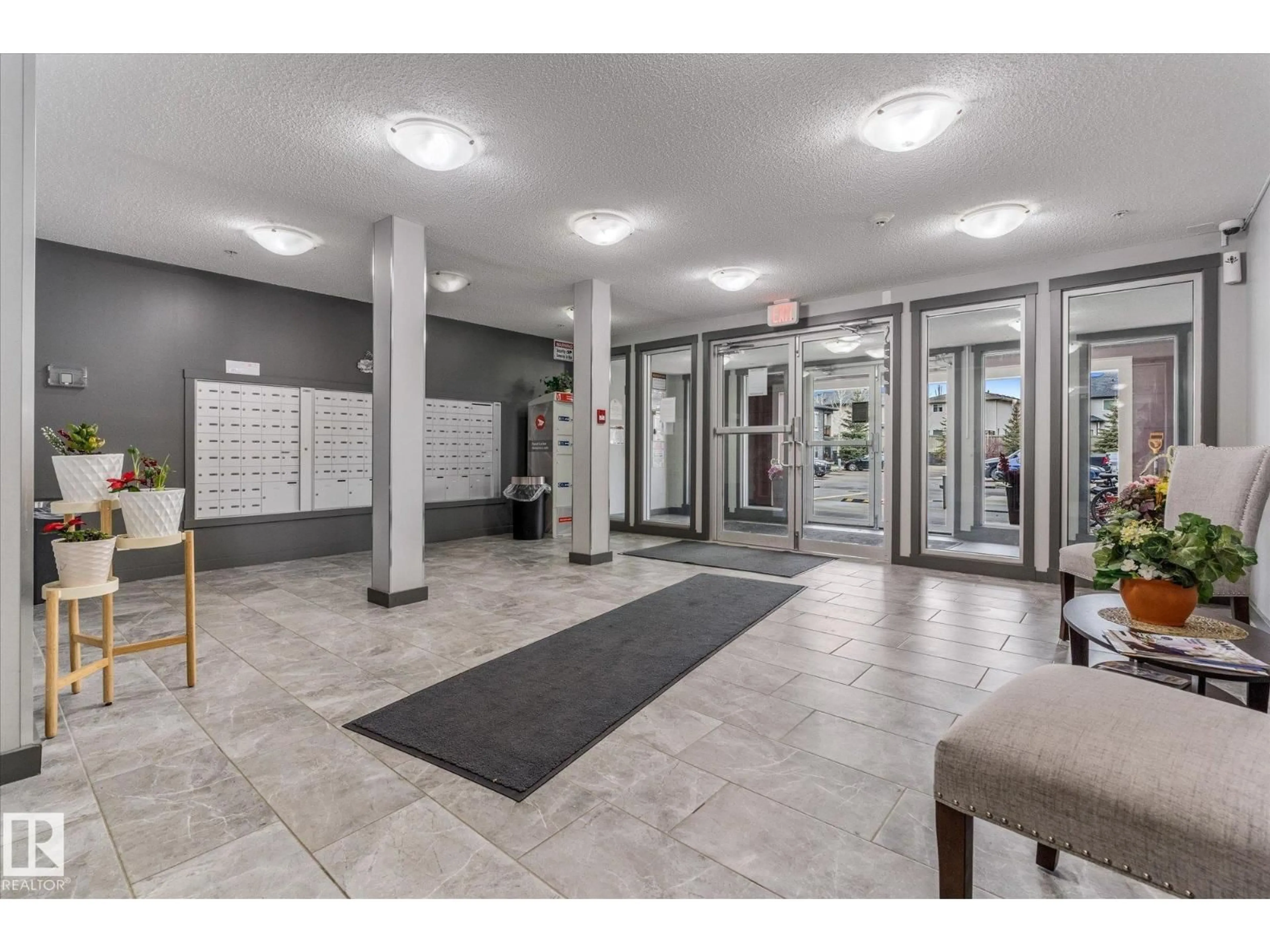 Indoor foyer for #401 - 5370 CHAPPELLE RD, Edmonton Alberta T6W3L5