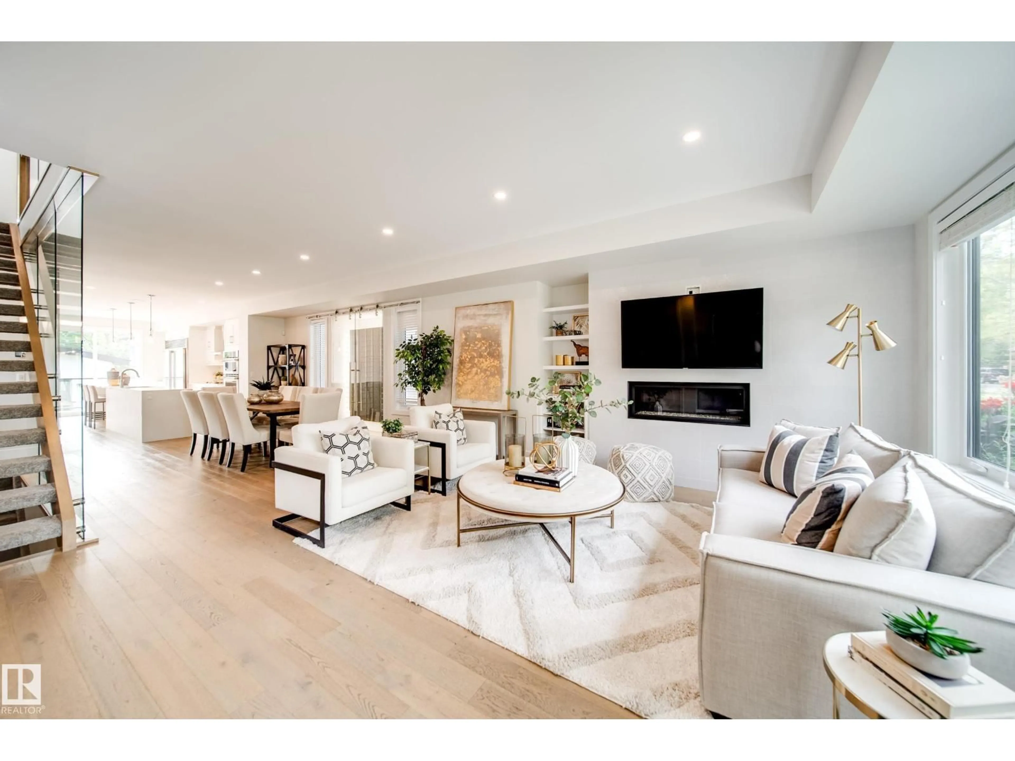 Living room with furniture, unknown for NW - 14005 105 AV, Edmonton Alberta T5N0Z1