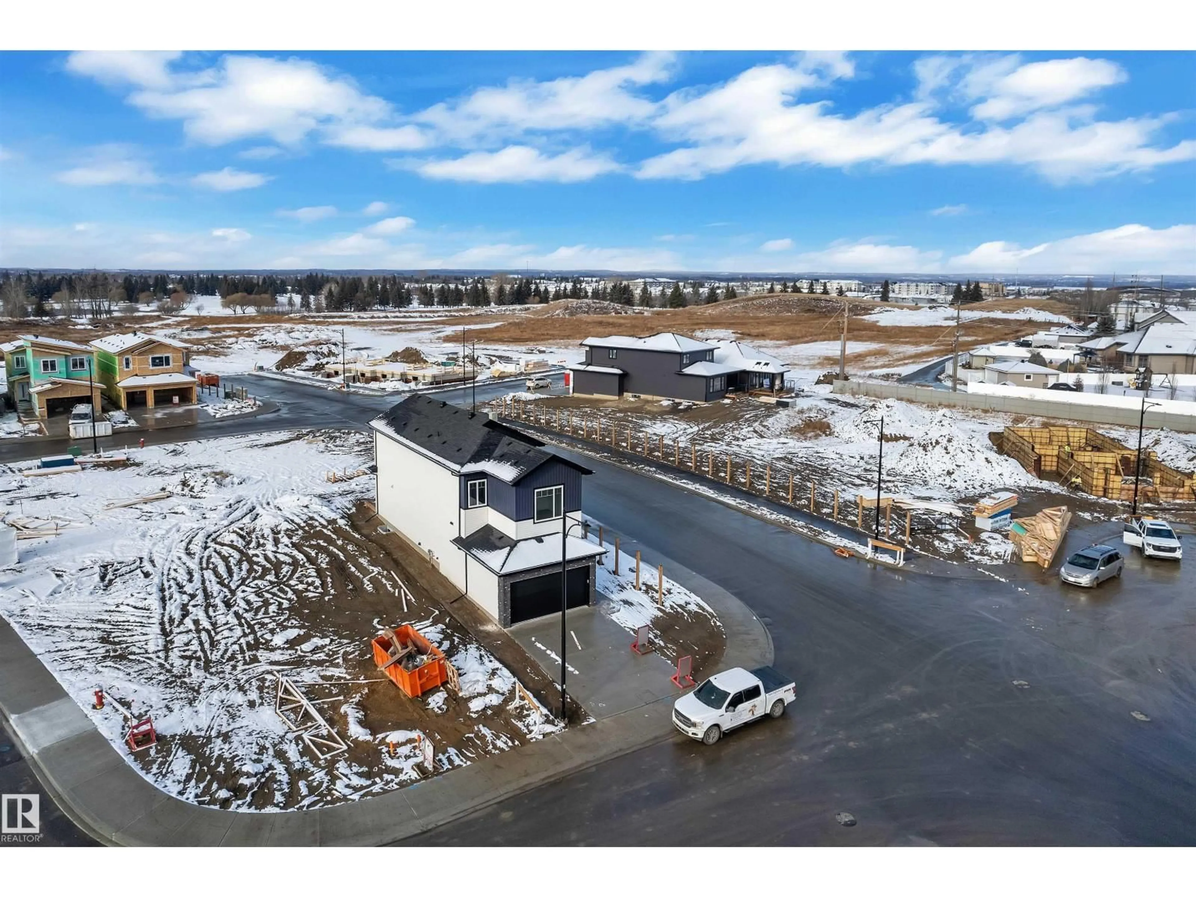 A pic from outside/outdoor area/front of a property/back of a property/a pic from drone, building for 1 GRAYSON GR, Stony Plain Alberta T7Z0P3