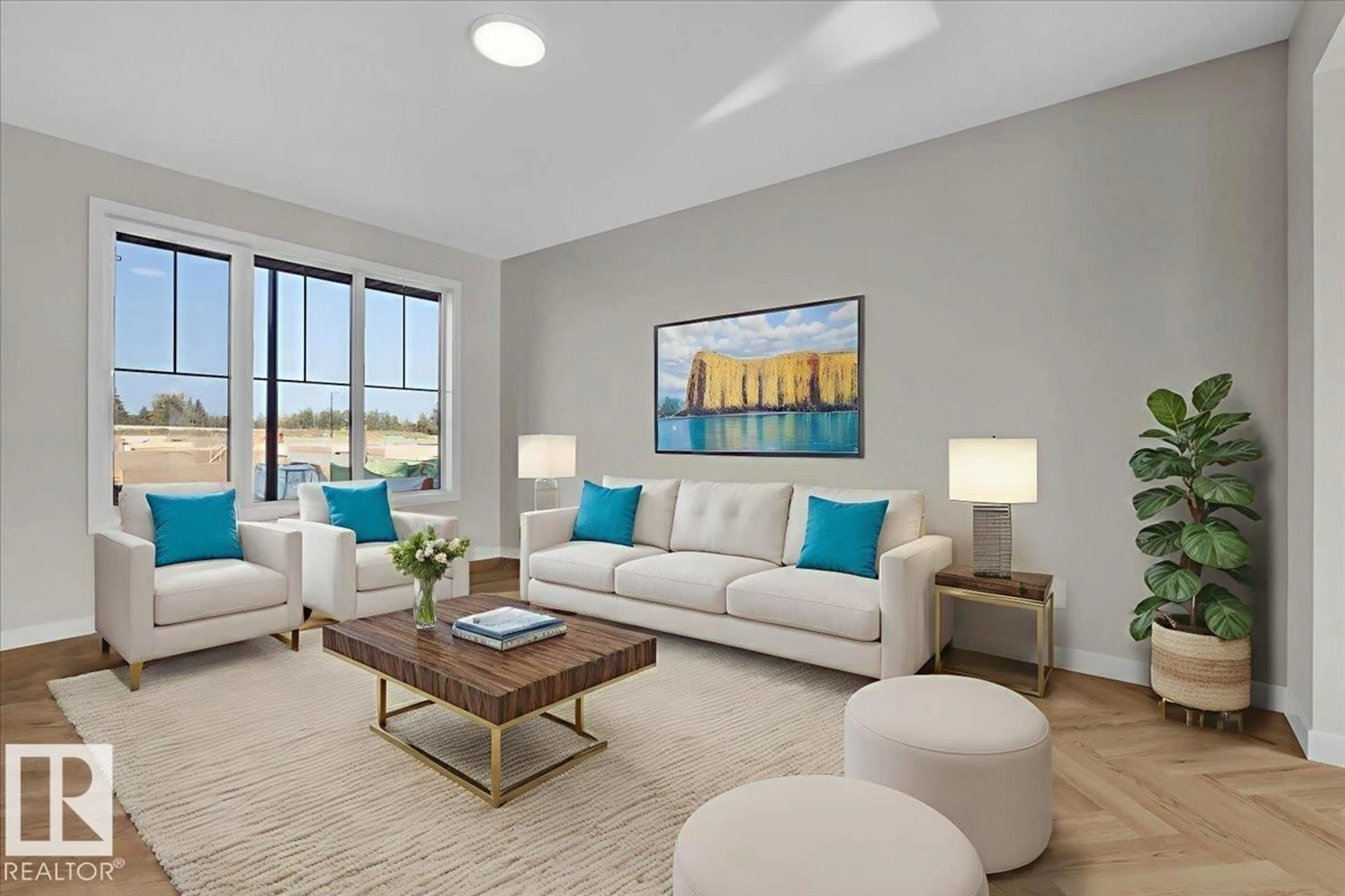 Living room with furniture, unknown for 2127 CROSSBILL LN, Edmonton Alberta T5S0W3