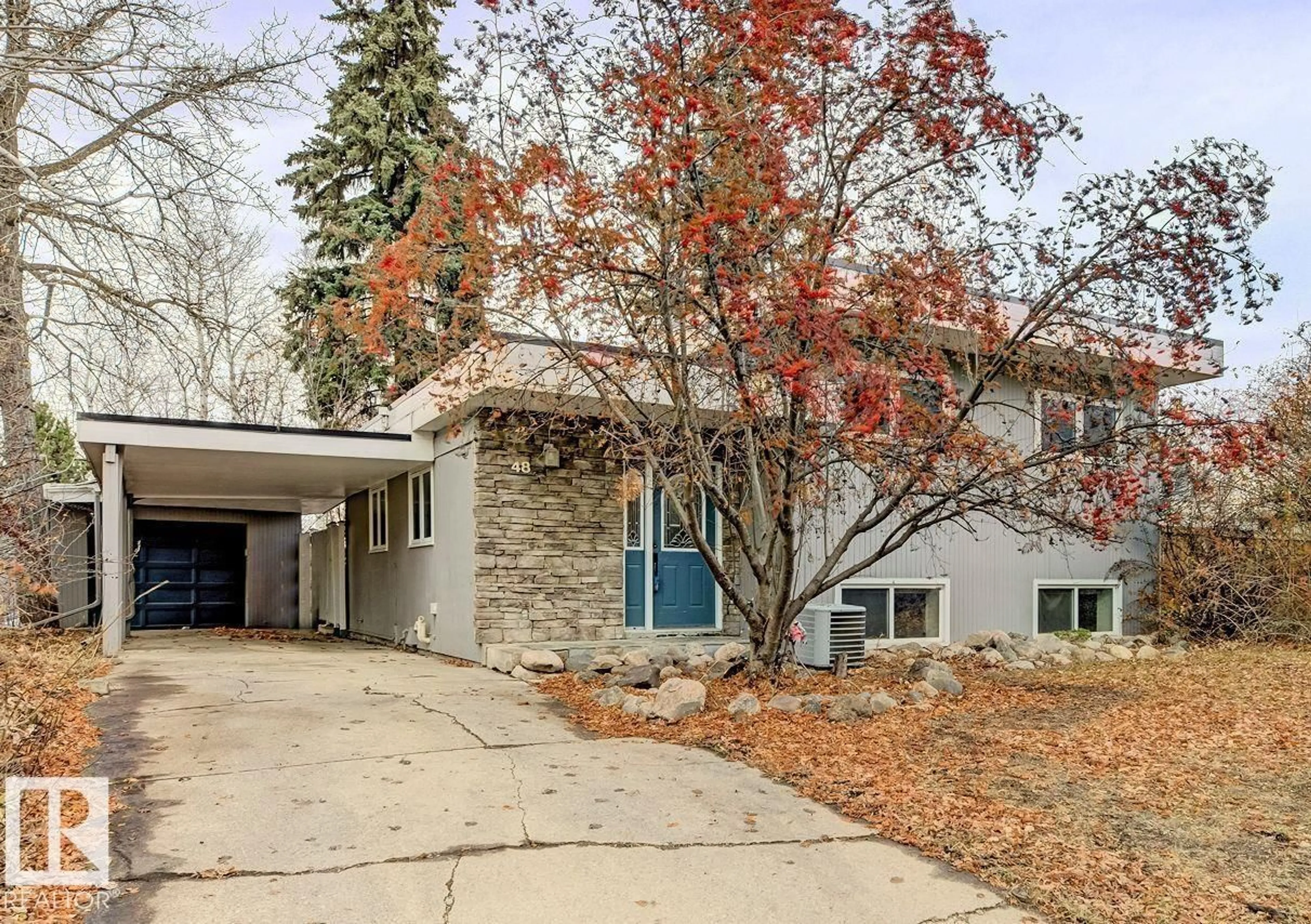 Home with brick exterior material, street for 48 GLADSTONE CR, St. Albert Alberta T8N0W7