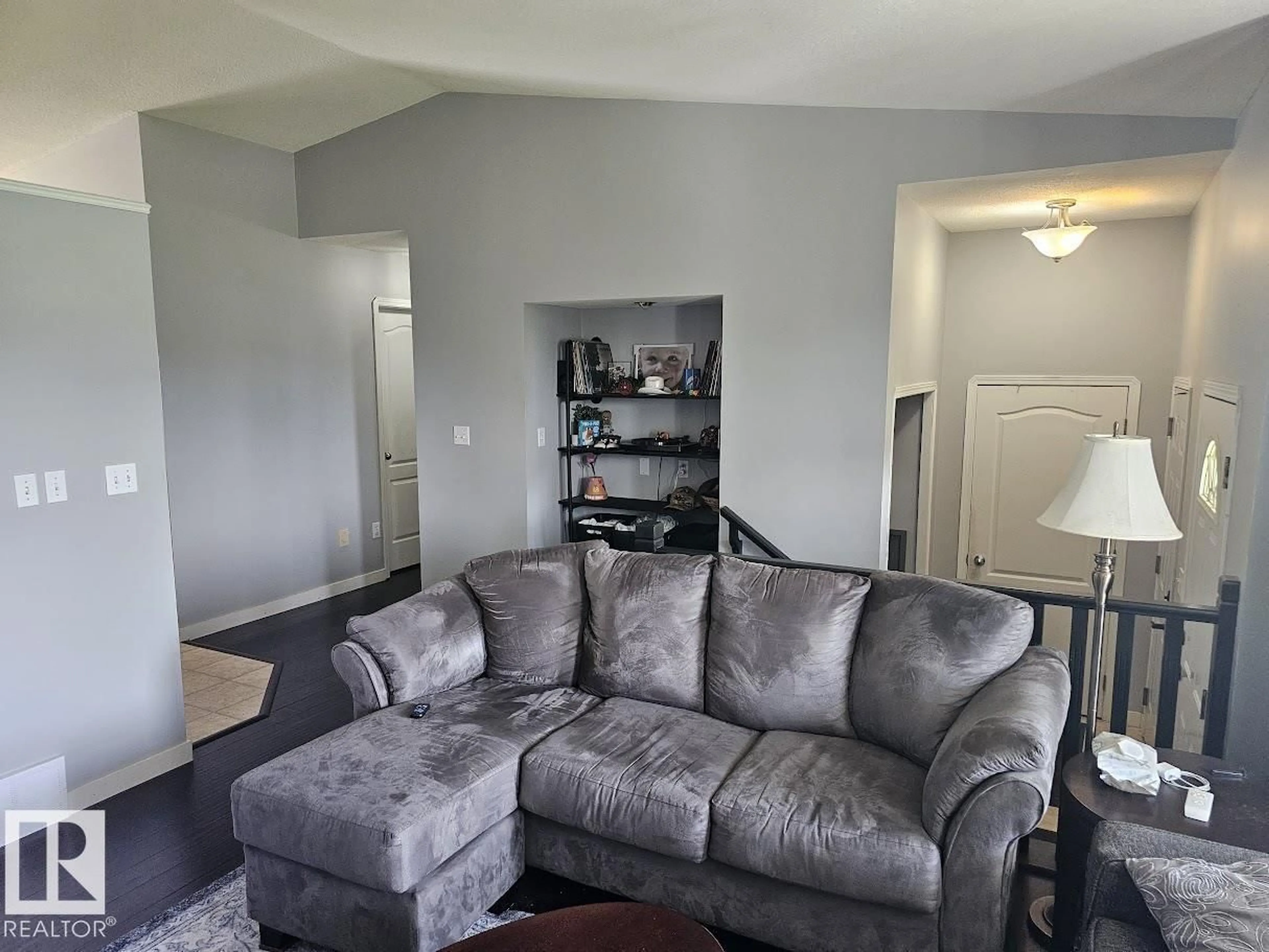 Living room with furniture, unknown for 4506 49 AV, Thorsby Alberta T0C2P0