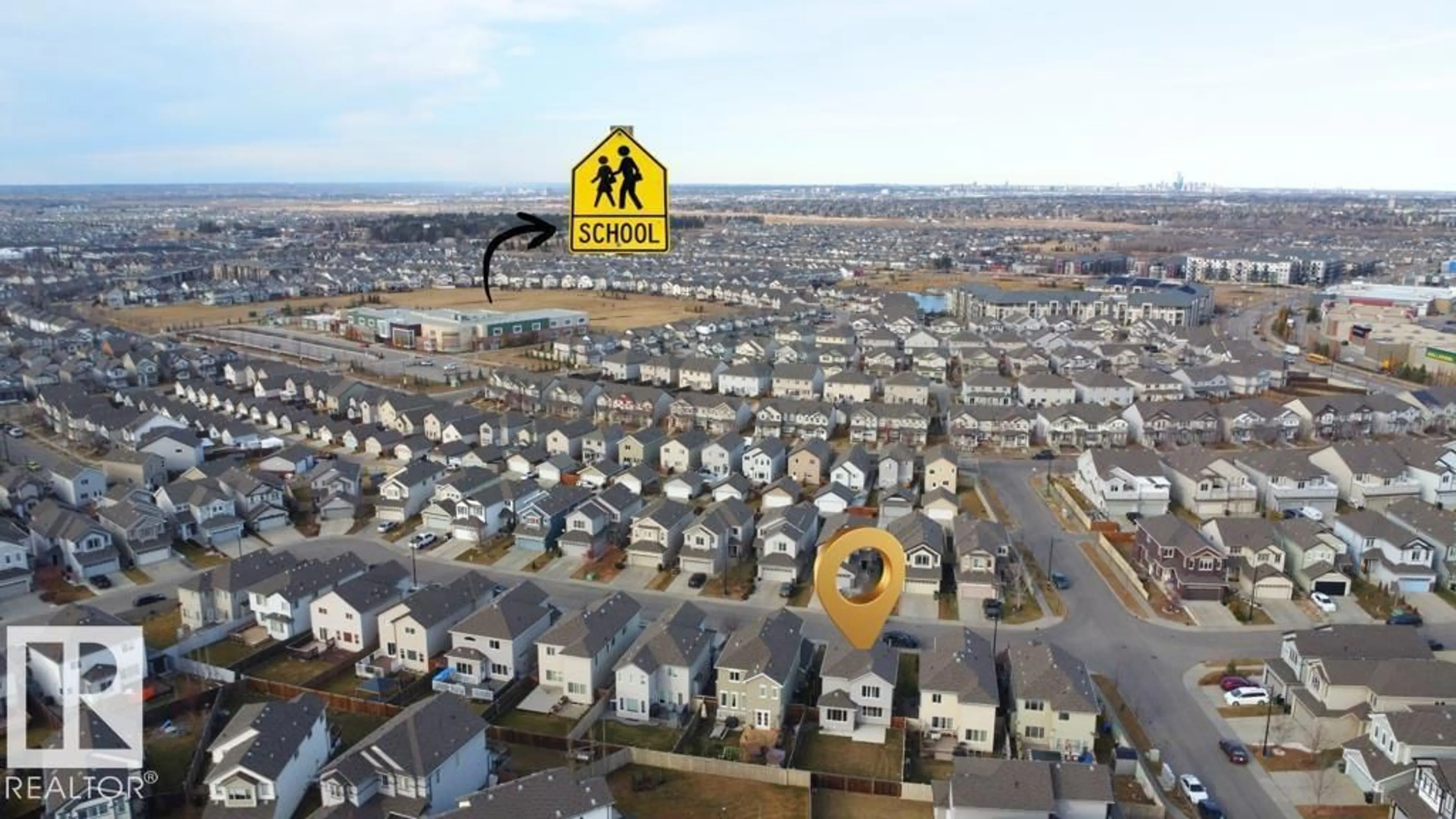 A pic from outside/outdoor area/front of a property/back of a property/a pic from drone, street for 5311 17 AV, Edmonton Alberta T6X1R2