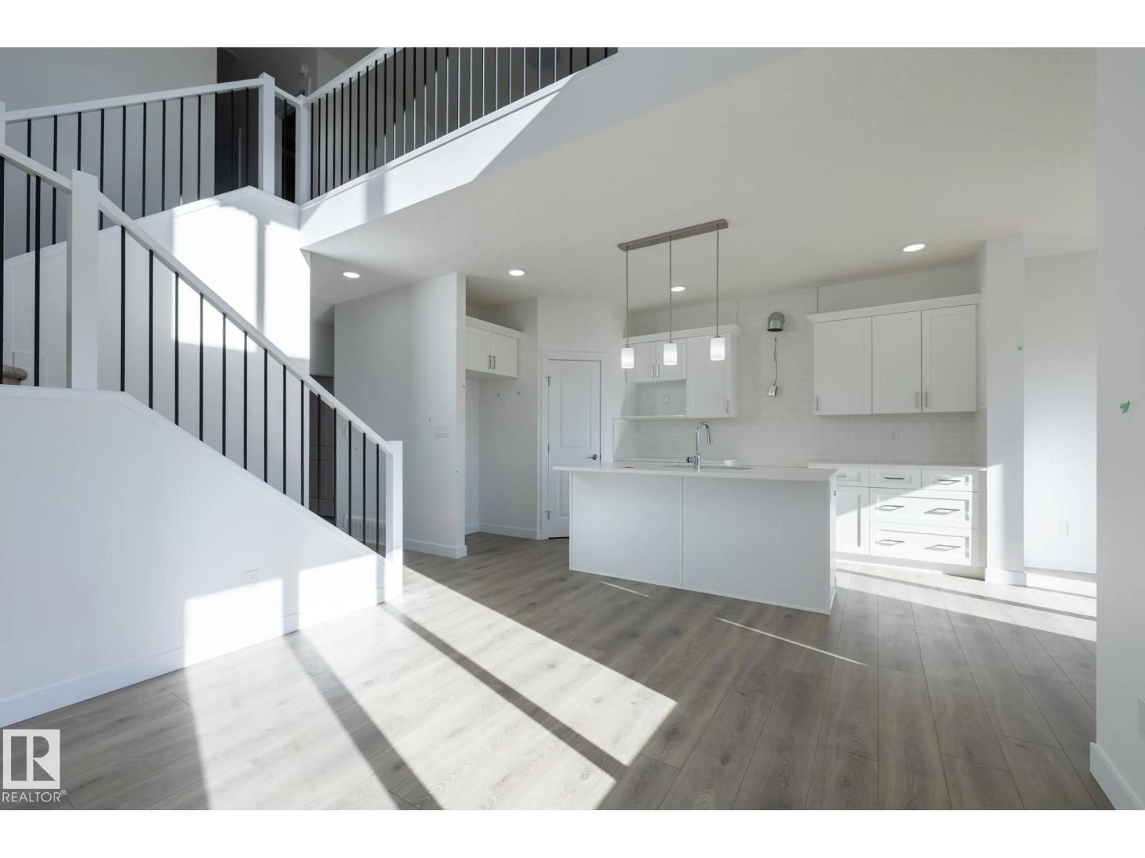 Open concept kitchen, unknown for 2631 5 AV, Edmonton Alberta T6X3J1