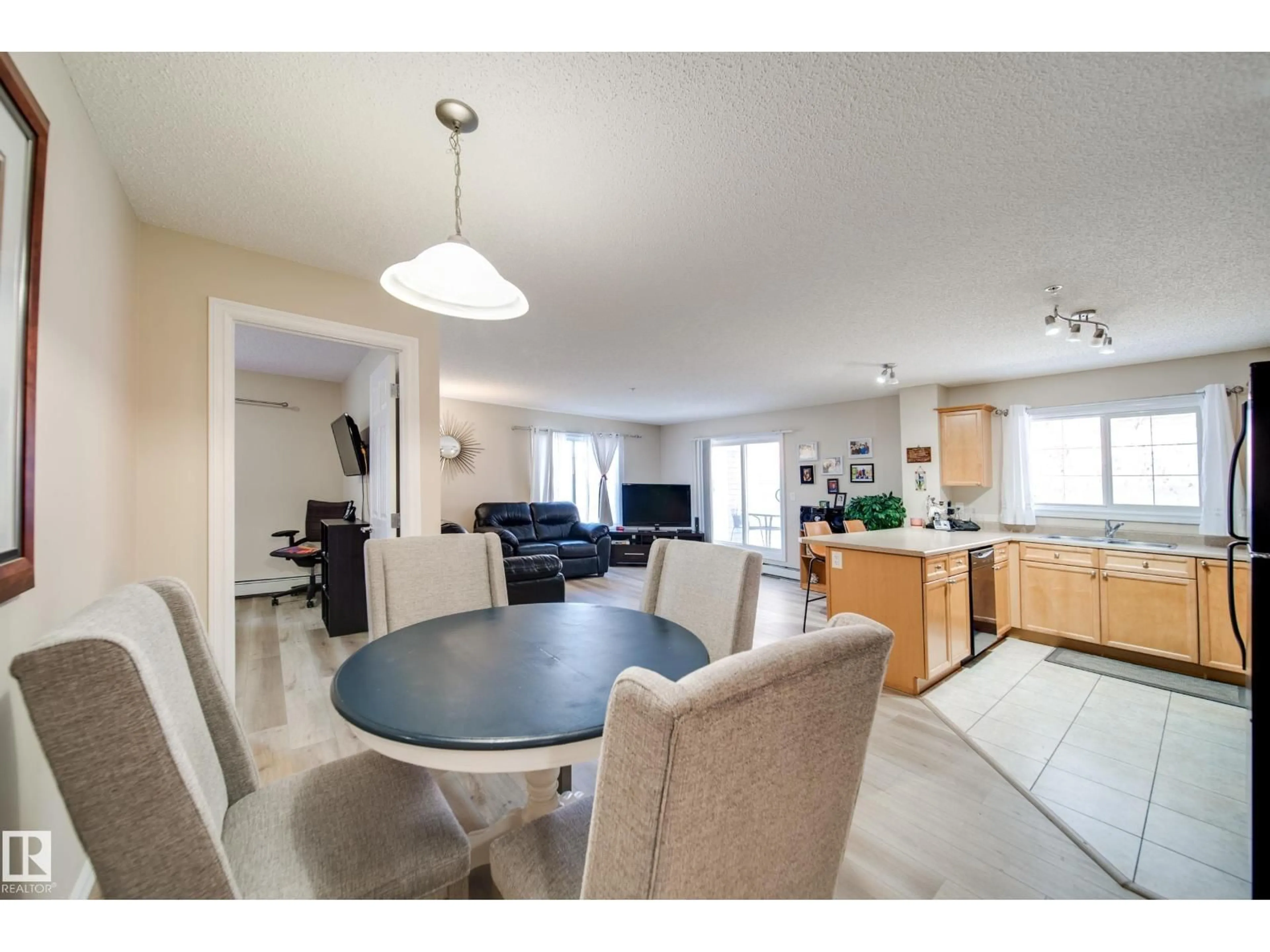 Open concept kitchen, unknown for #115 - 4403 23 ST, Edmonton Alberta T6T0E4