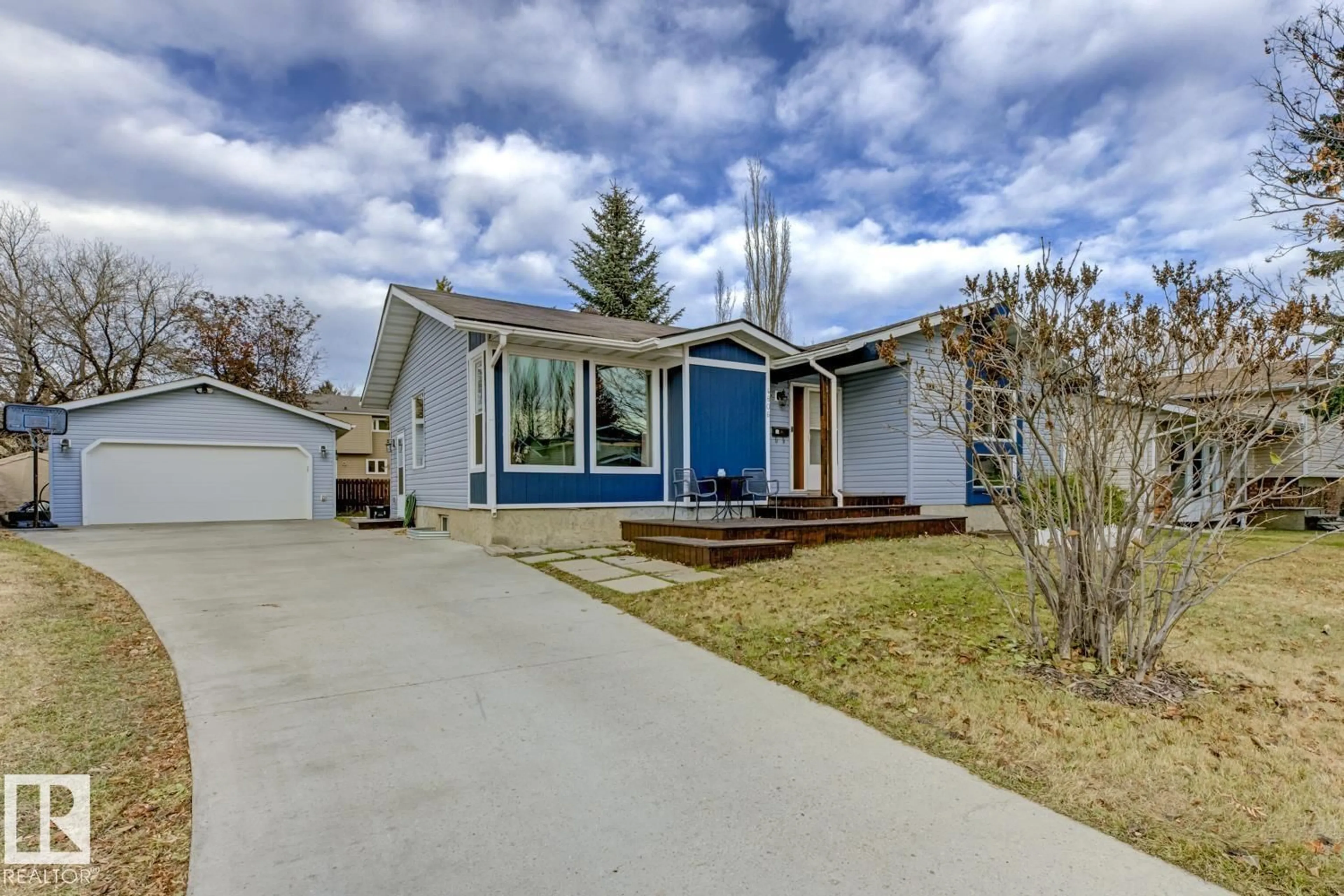 Home with vinyl exterior material, street for 4806 42 AV, Beaumont Alberta T4X1E9