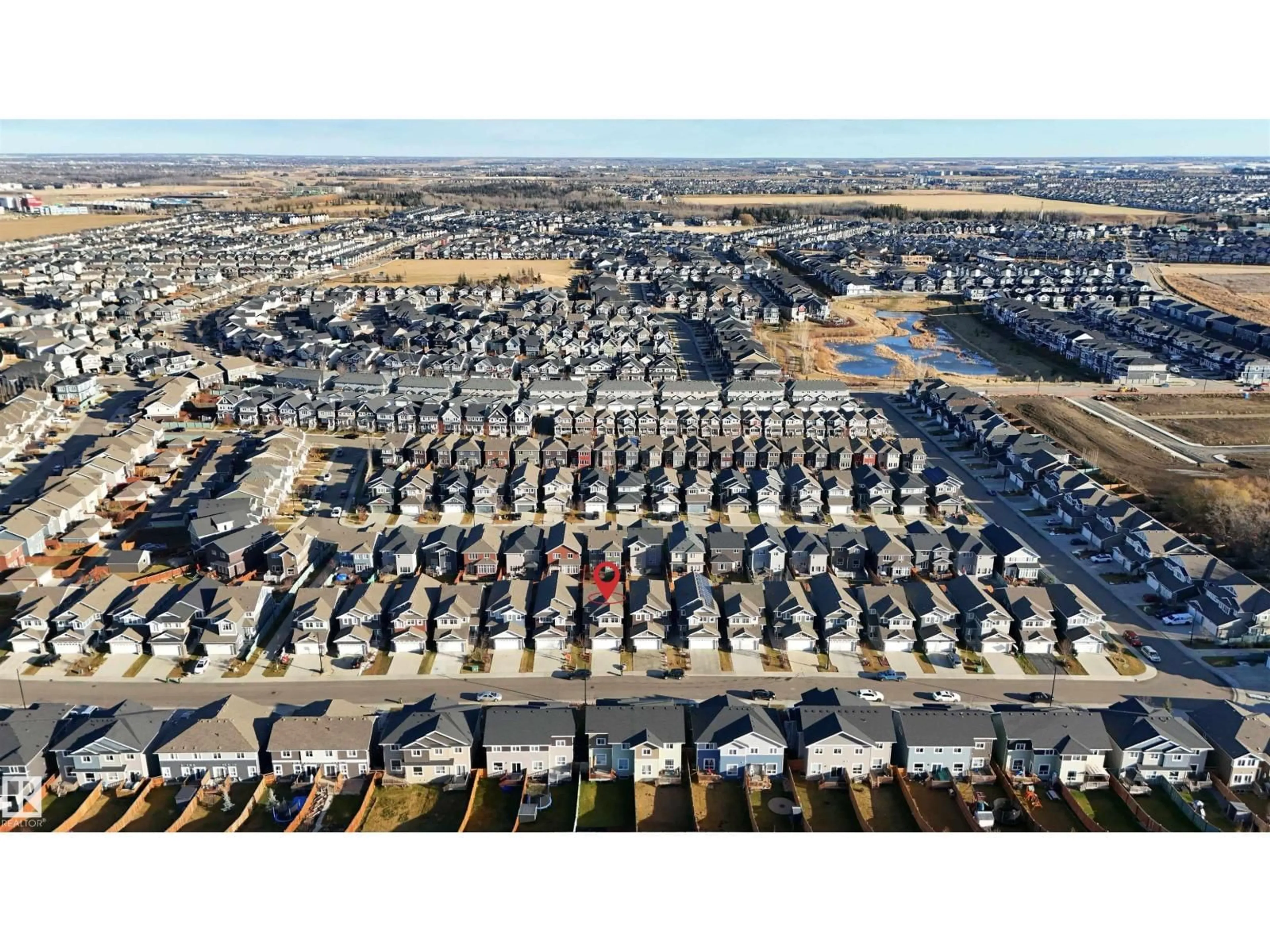 A pic from outside/outdoor area/front of a property/back of a property/a pic from drone, street for SW - 1603 169 ST, Edmonton Alberta T6W1H2