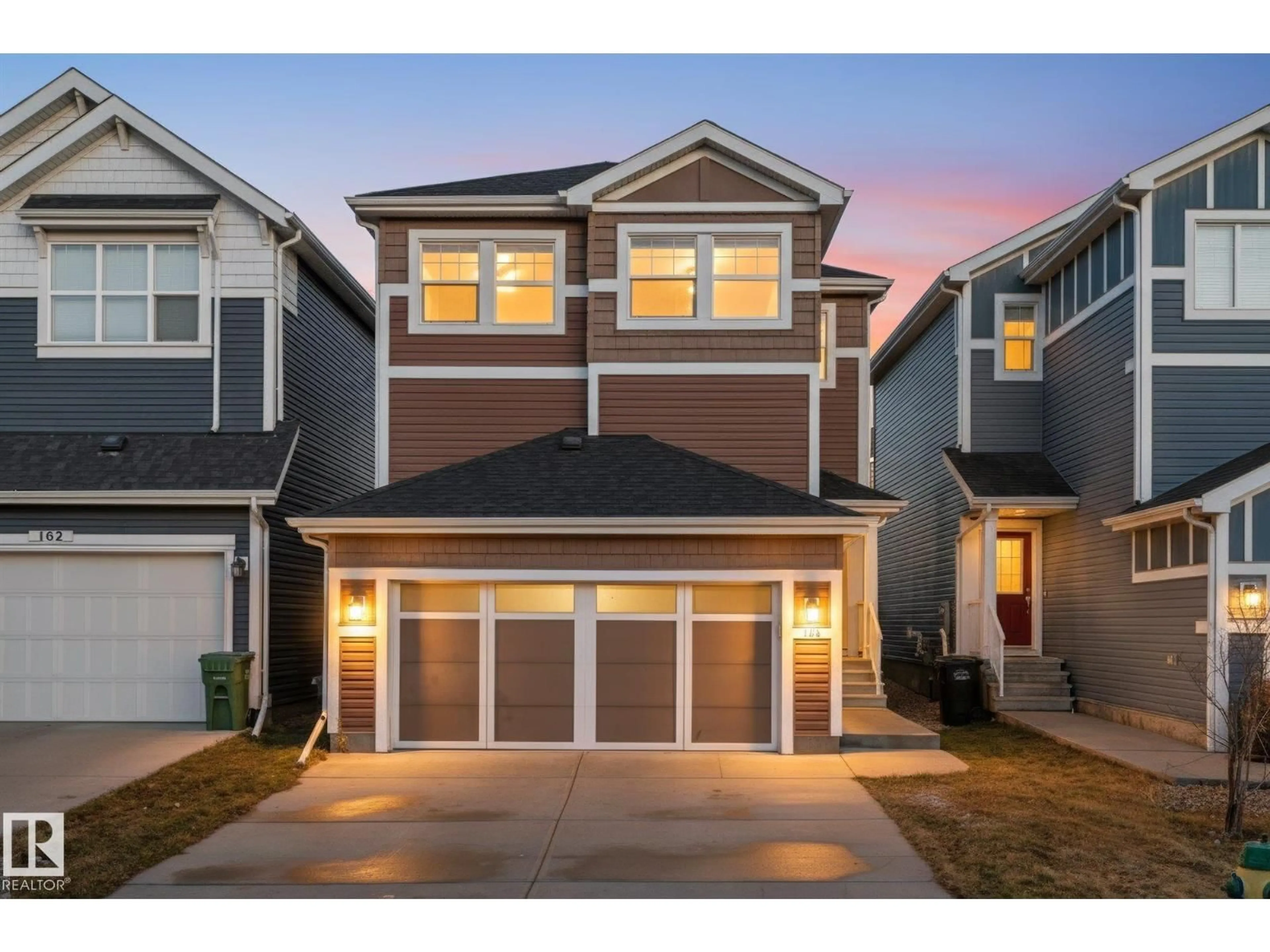 Home with vinyl exterior material, street for 164 STURTZ BN, Leduc Alberta T9E1E3