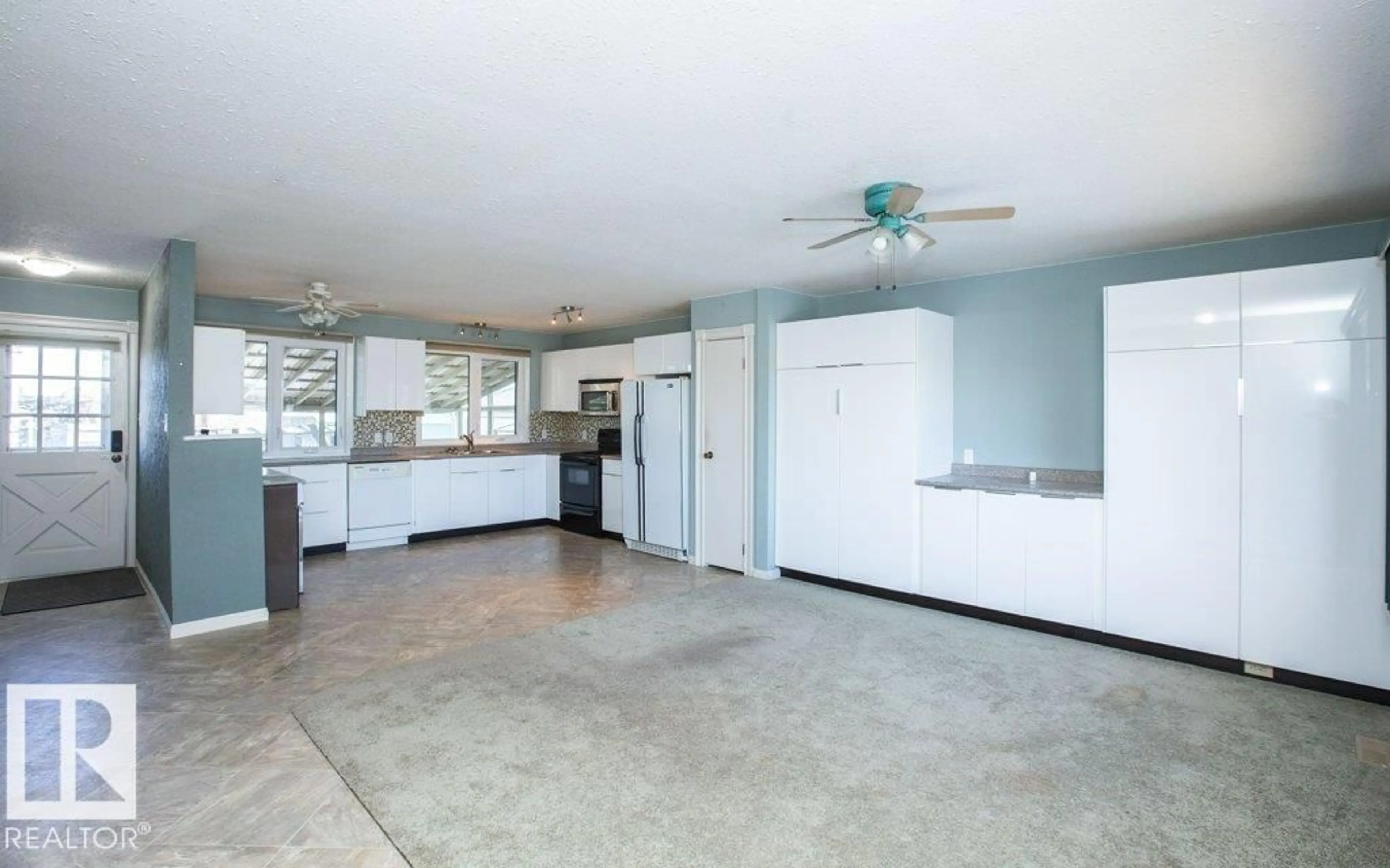 Open concept kitchen, ceramic/tile floor for 5035 51 ST, Clyde Alberta T0G0P0