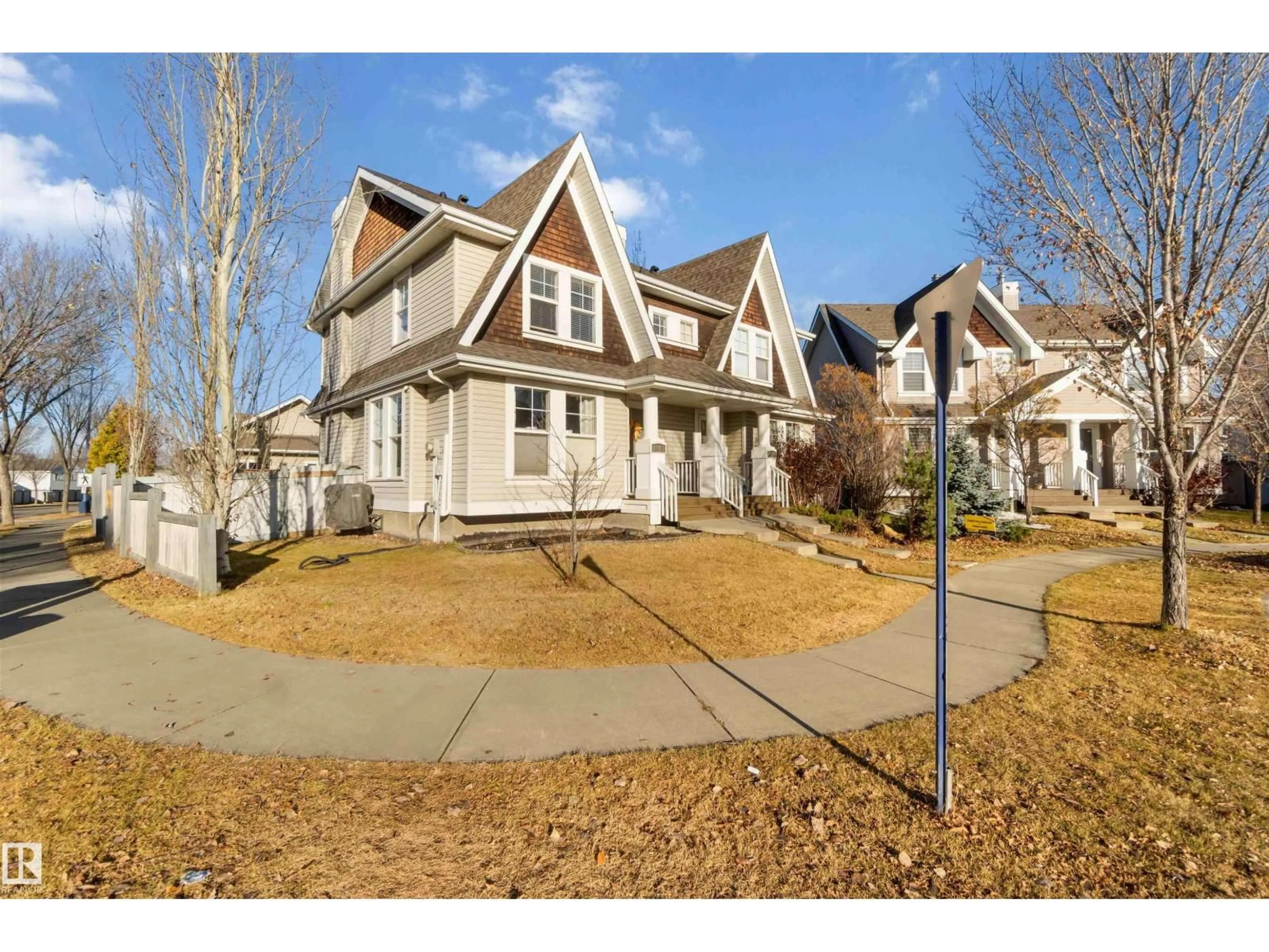 Home with vinyl exterior material, street for 6003 STANTON DR, Edmonton Alberta T6X1H3