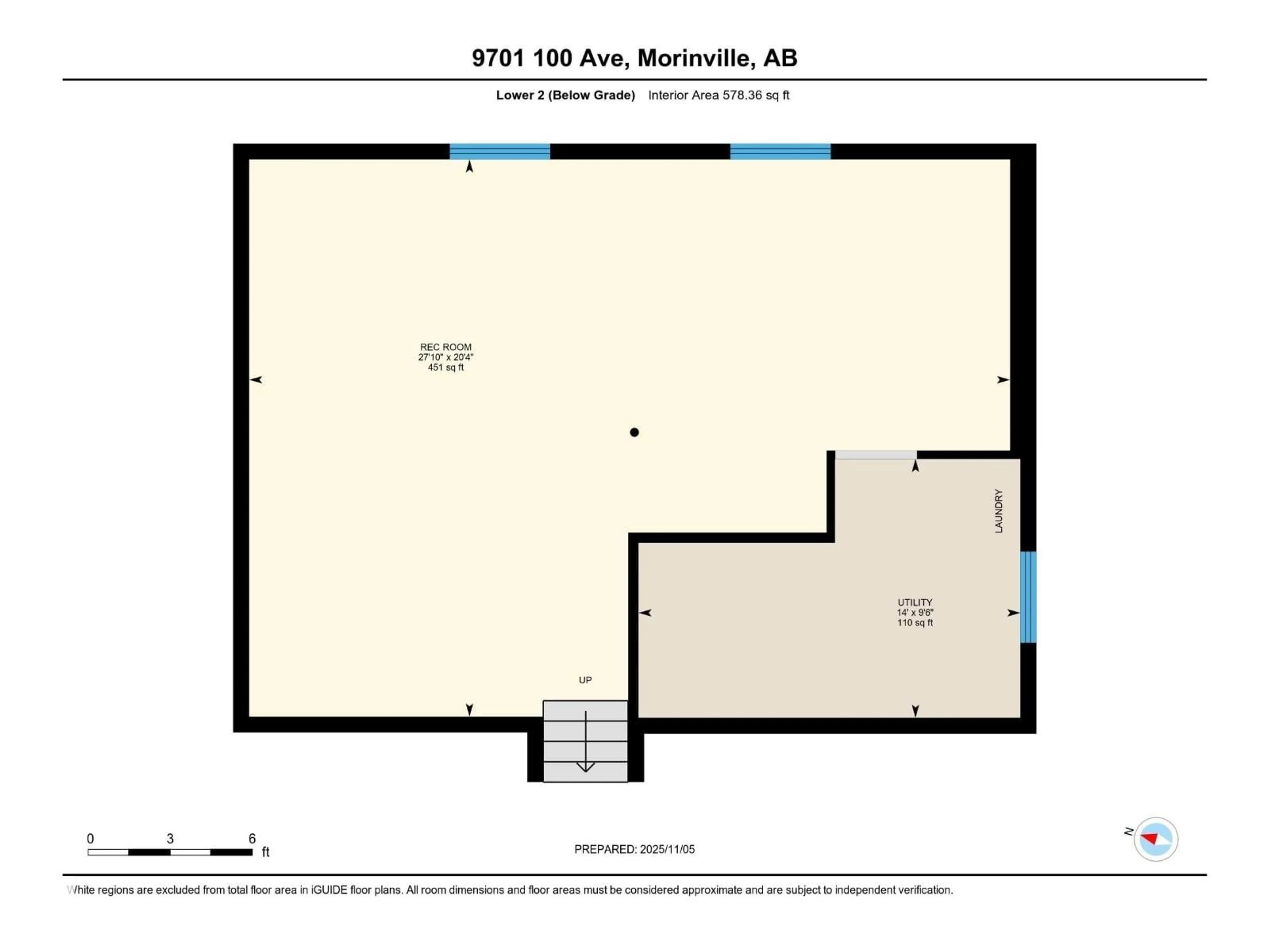 Floor plan for 9701 100, Morinville Alberta T8R1G6