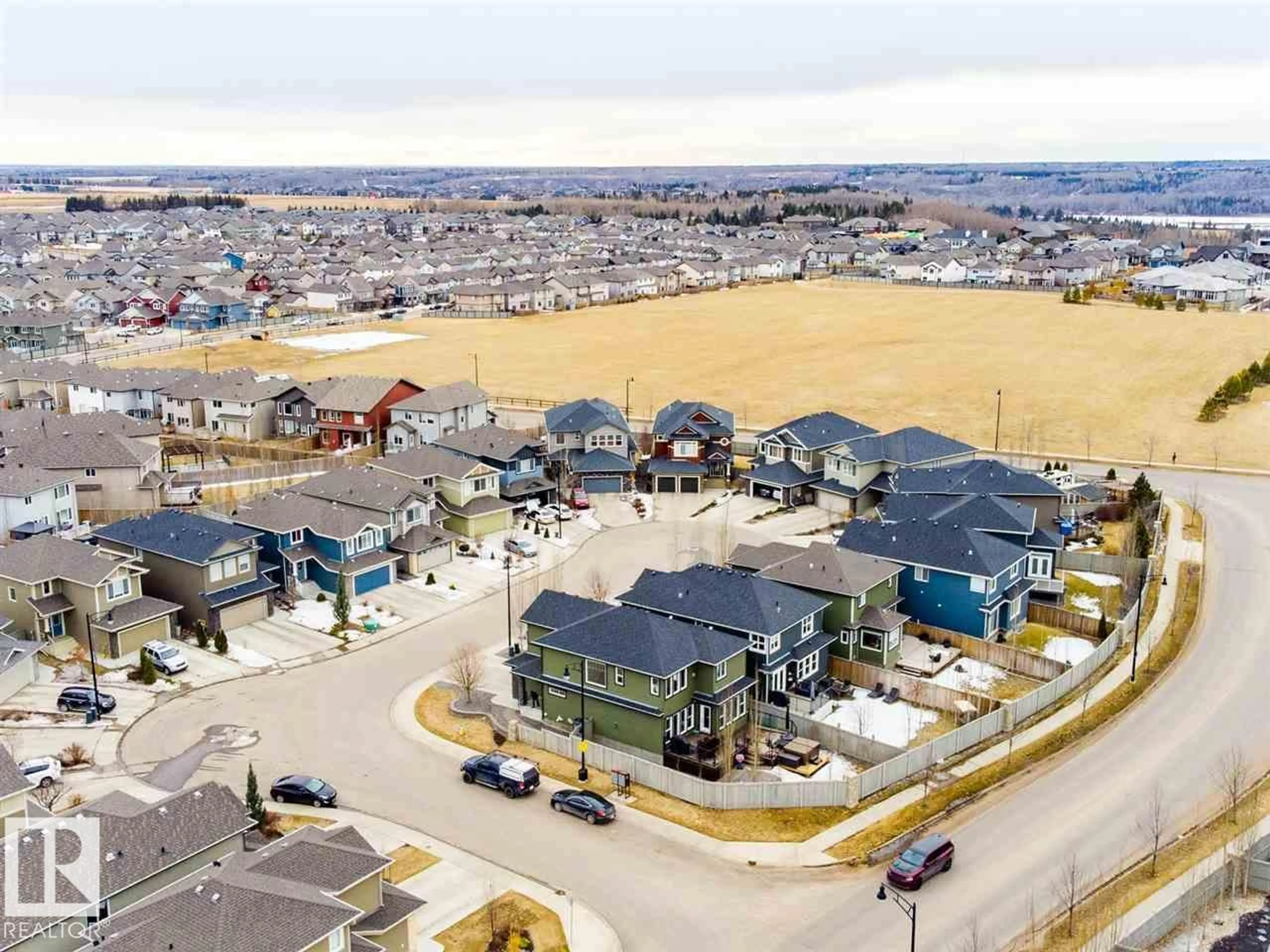 A pic from outside/outdoor area/front of a property/back of a property/a pic from drone, street for 1618 WATES CL, Edmonton Alberta T6W0X5