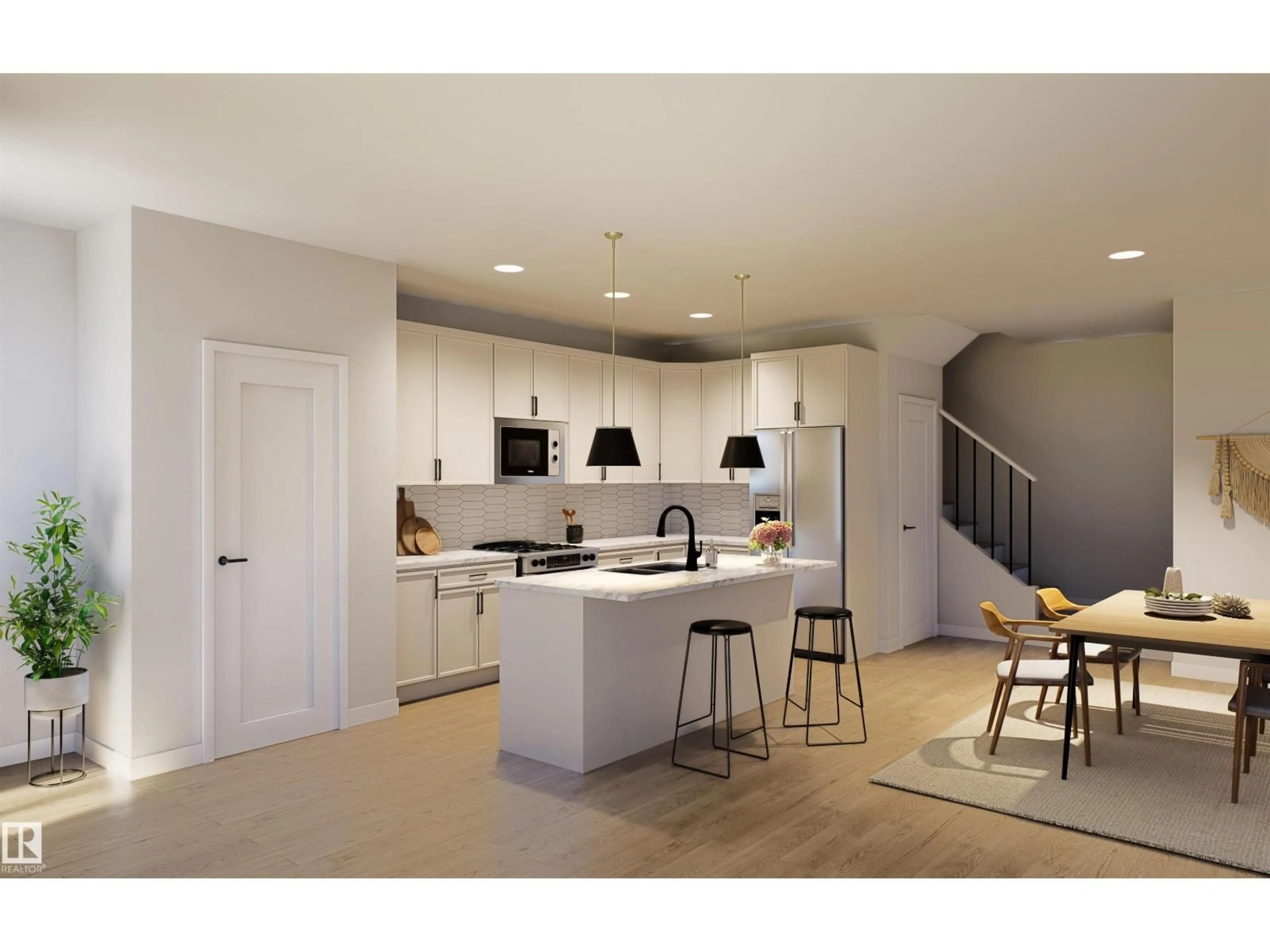 Open concept kitchen, unknown for NW - 10985 130 ST, Edmonton Alberta T5M0Z6