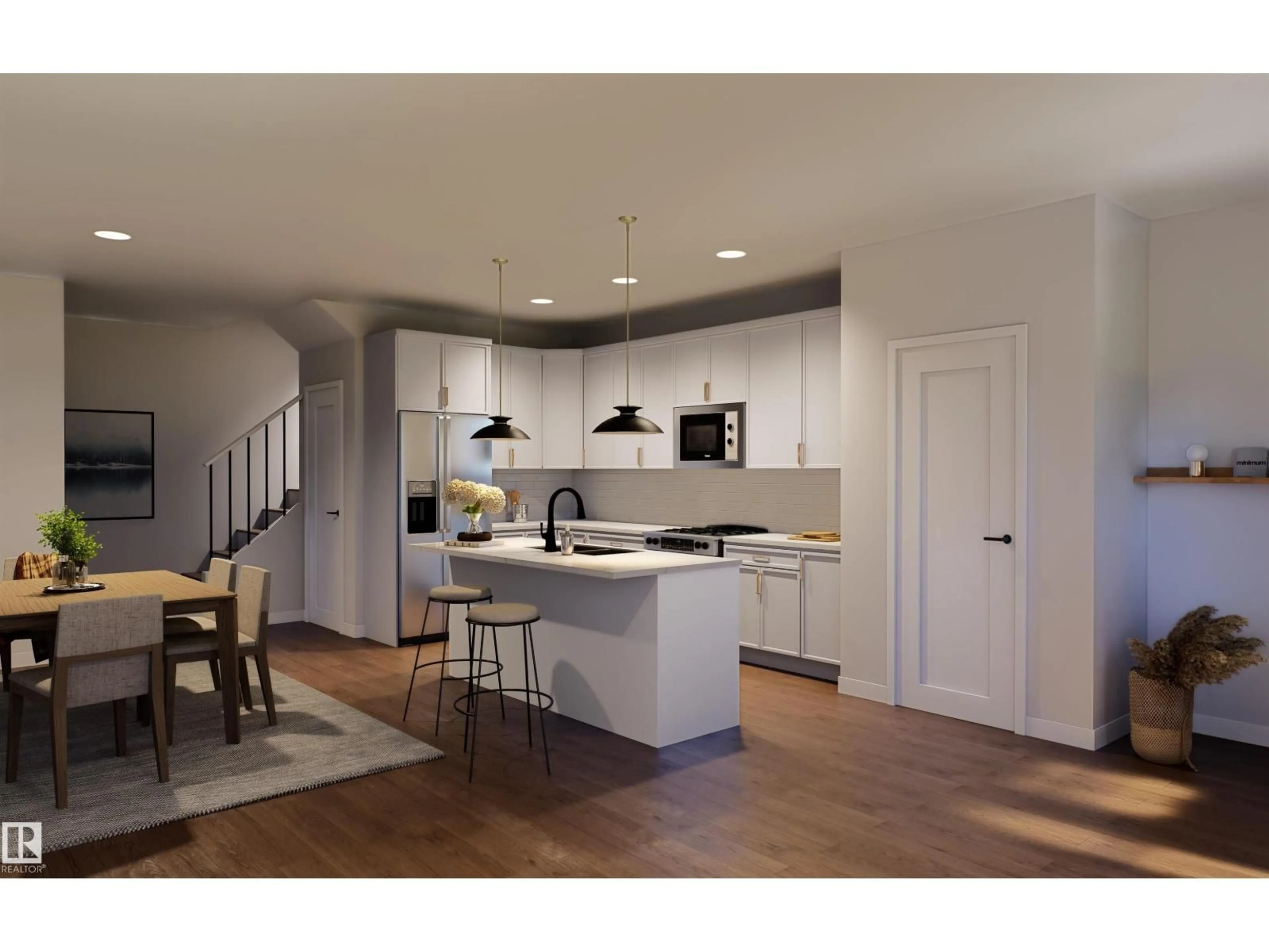 Open concept kitchen, unknown for NW - 10985 130 ST, Edmonton Alberta T5M0Z6