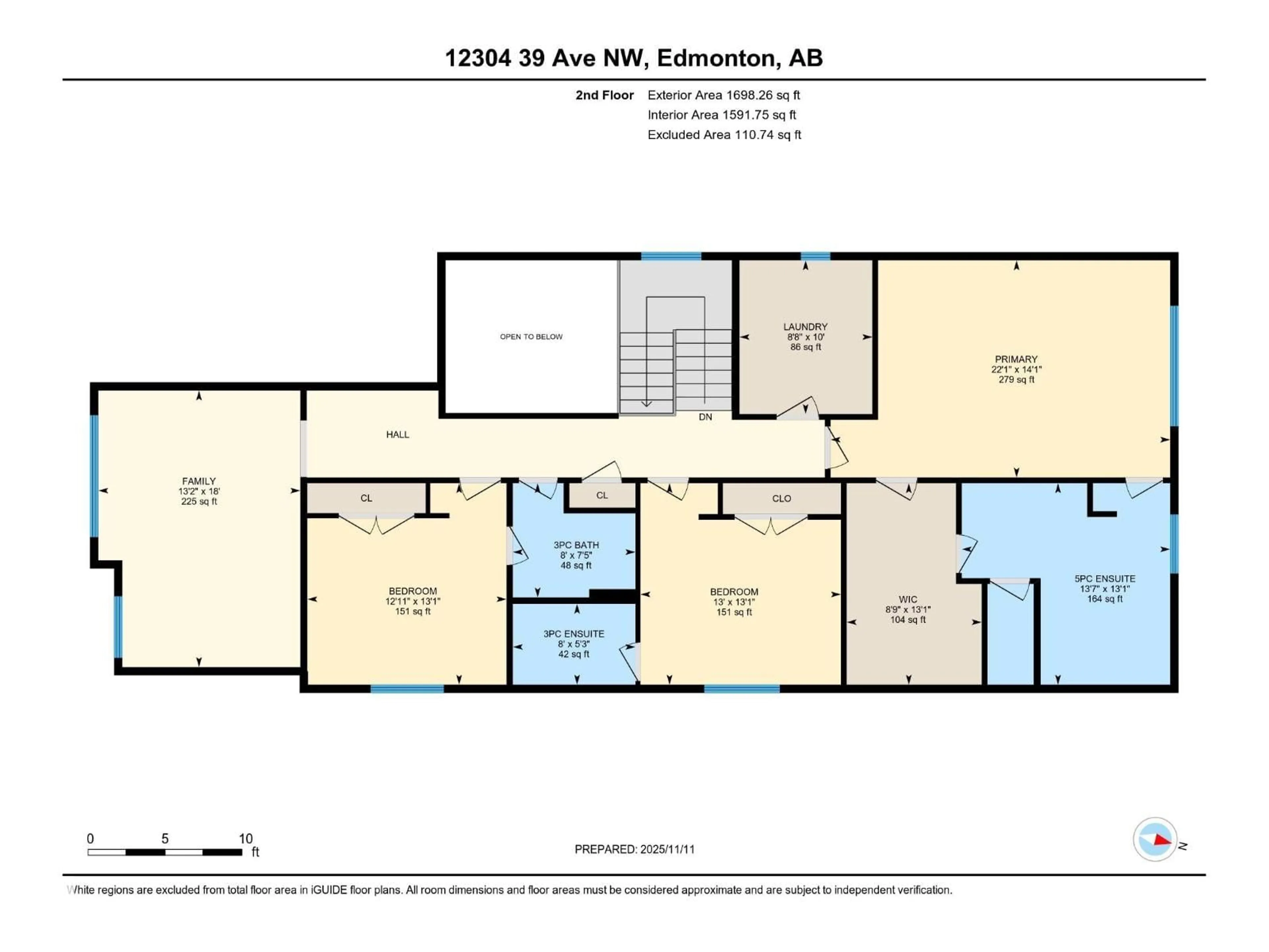 Floor plan for NW - 12304 39 AV, Edmonton Alberta T6J0N2