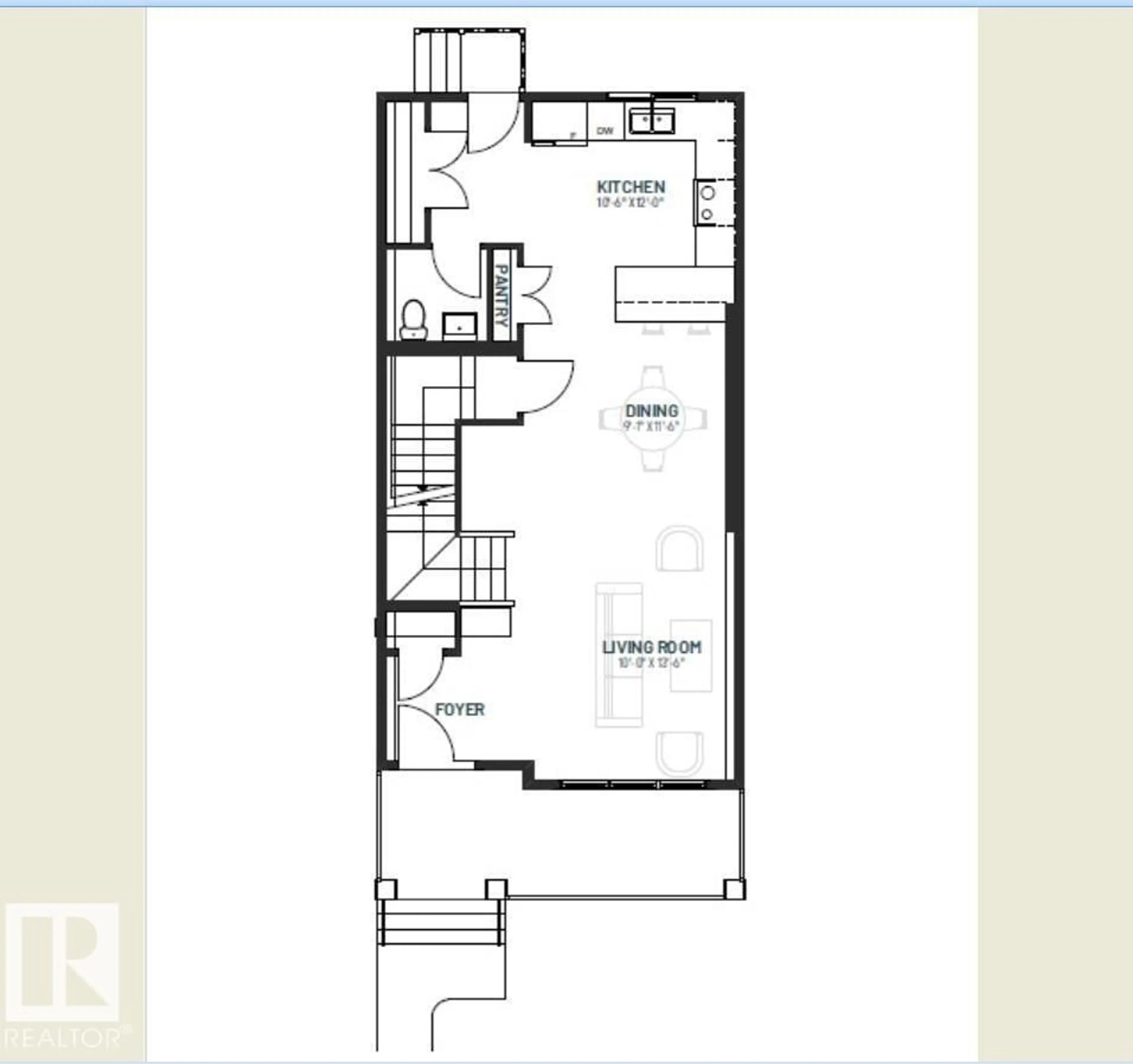 Floor plan for 120 GARNEAU GA, Spruce Grove Alberta T7X2Y6