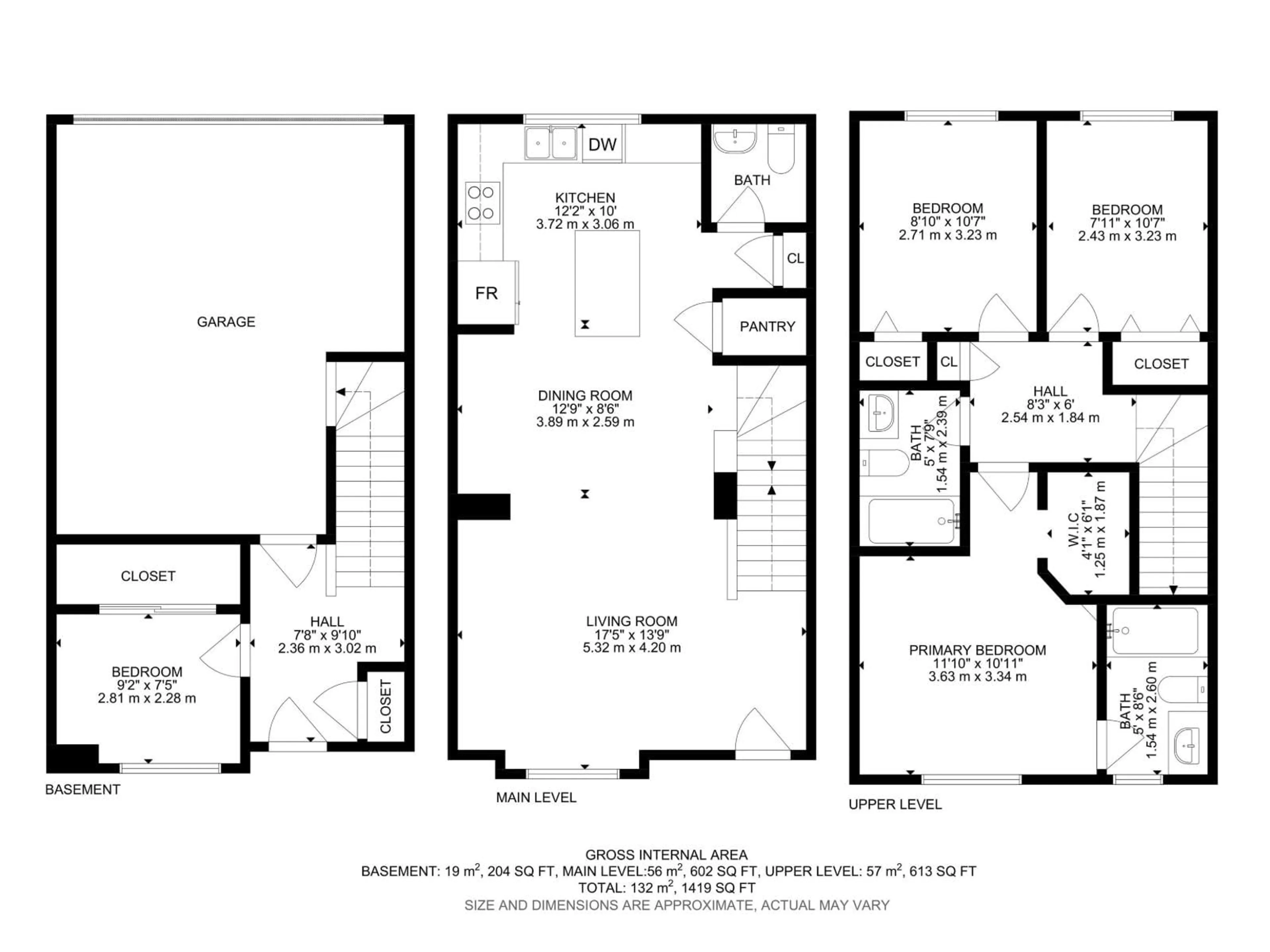 Floor plan for #38 - 3025 151 AV, Edmonton Alberta T5Y3W4