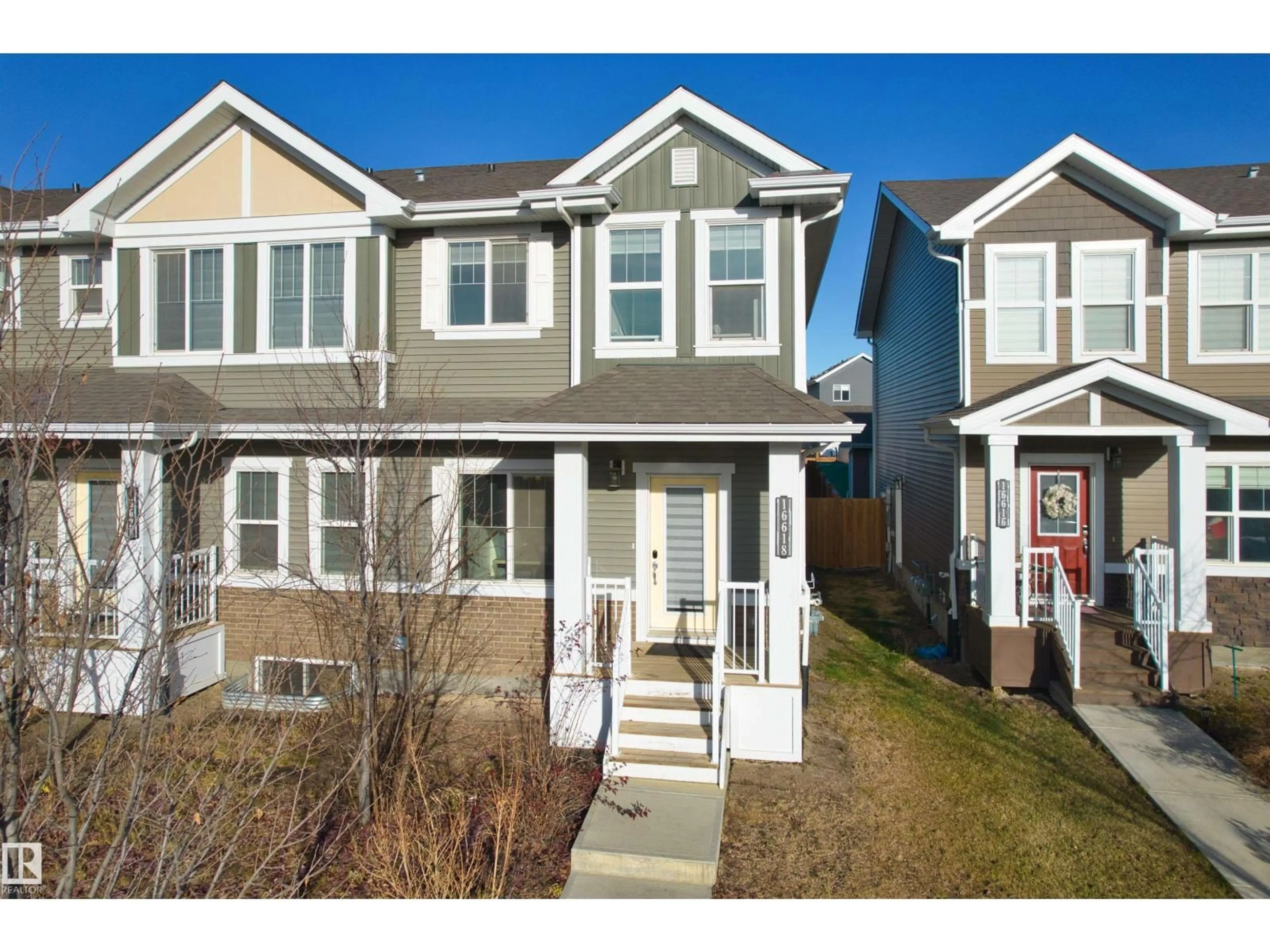 Home with vinyl exterior material, street for SW - 16618 31 AV, Edmonton Alberta T6W4P8
