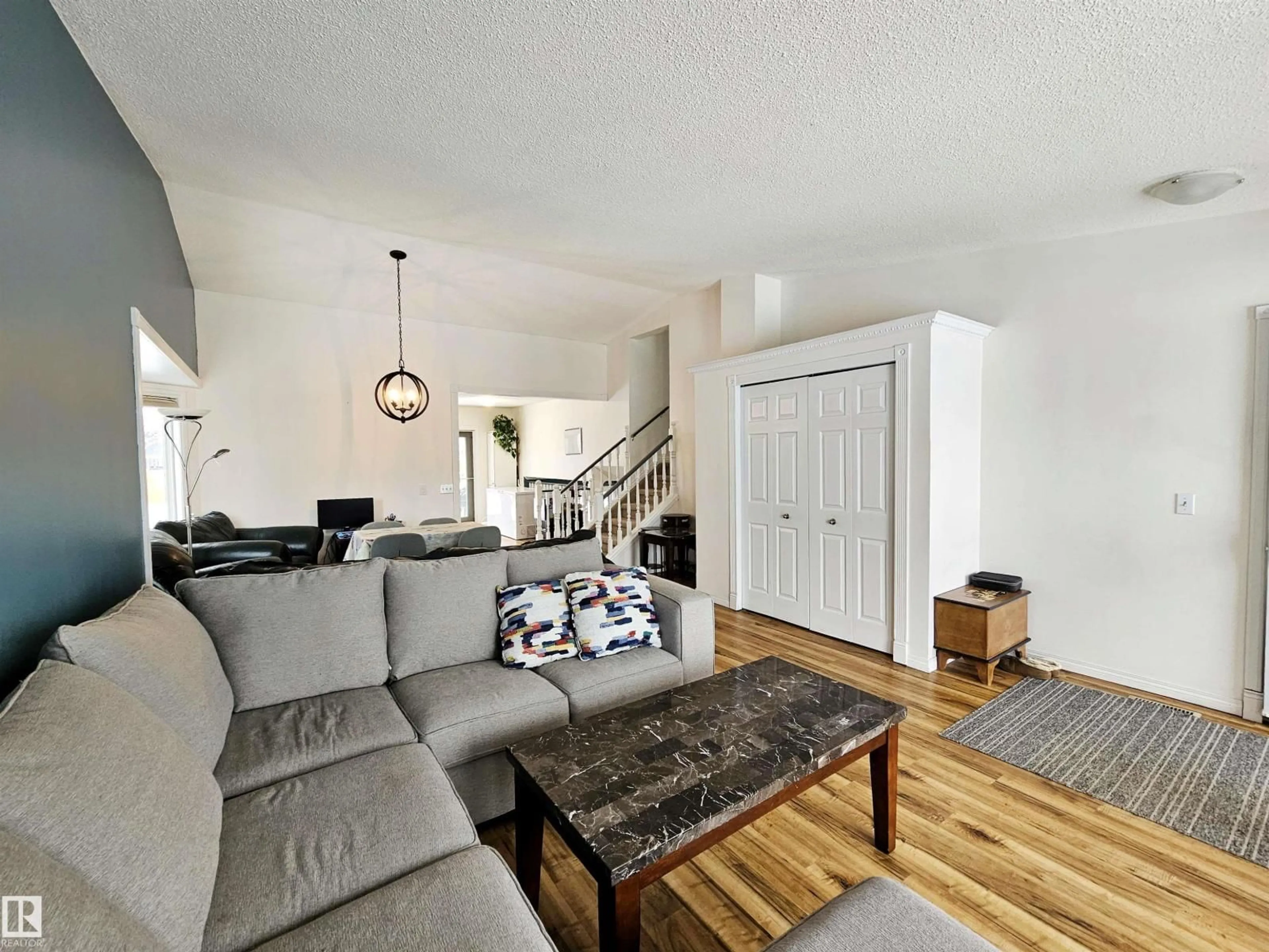 Living room with furniture, unknown for 8 DANIEL PL, St. Albert Alberta T8N5P6