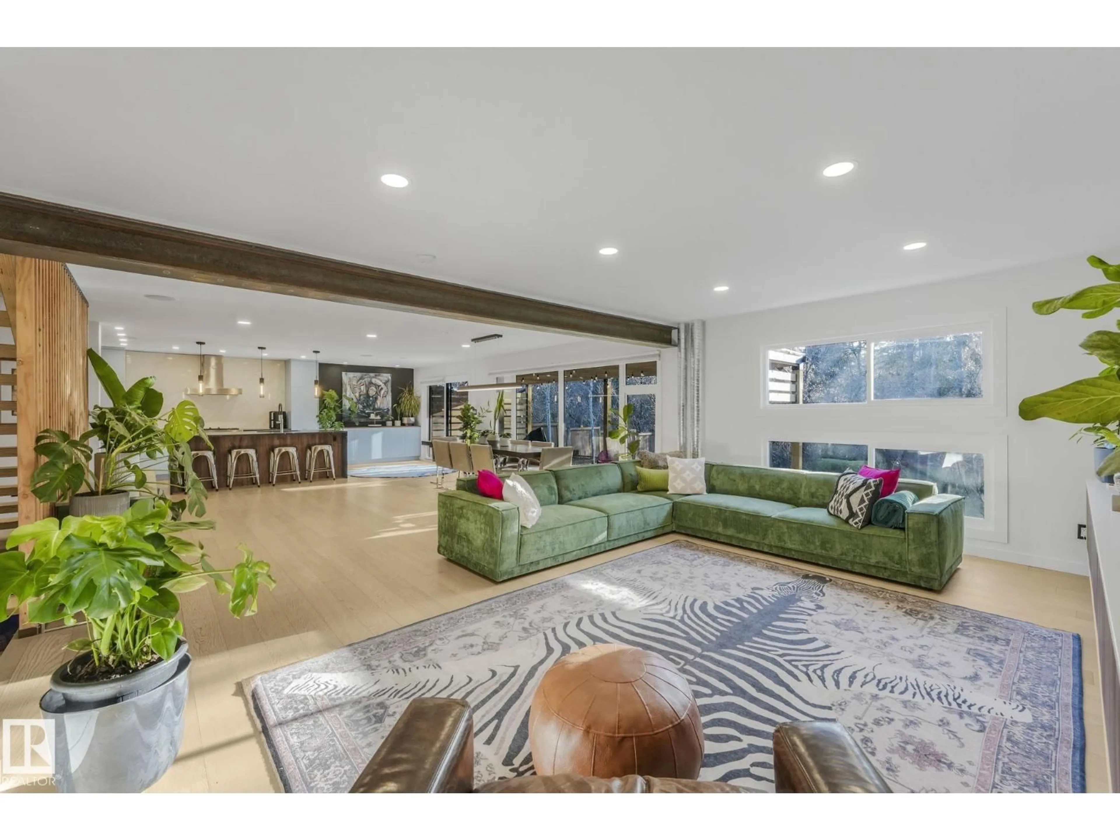 Living room with furniture, unknown for 14623 MACKENZIE DR, Edmonton Alberta T6R5W3