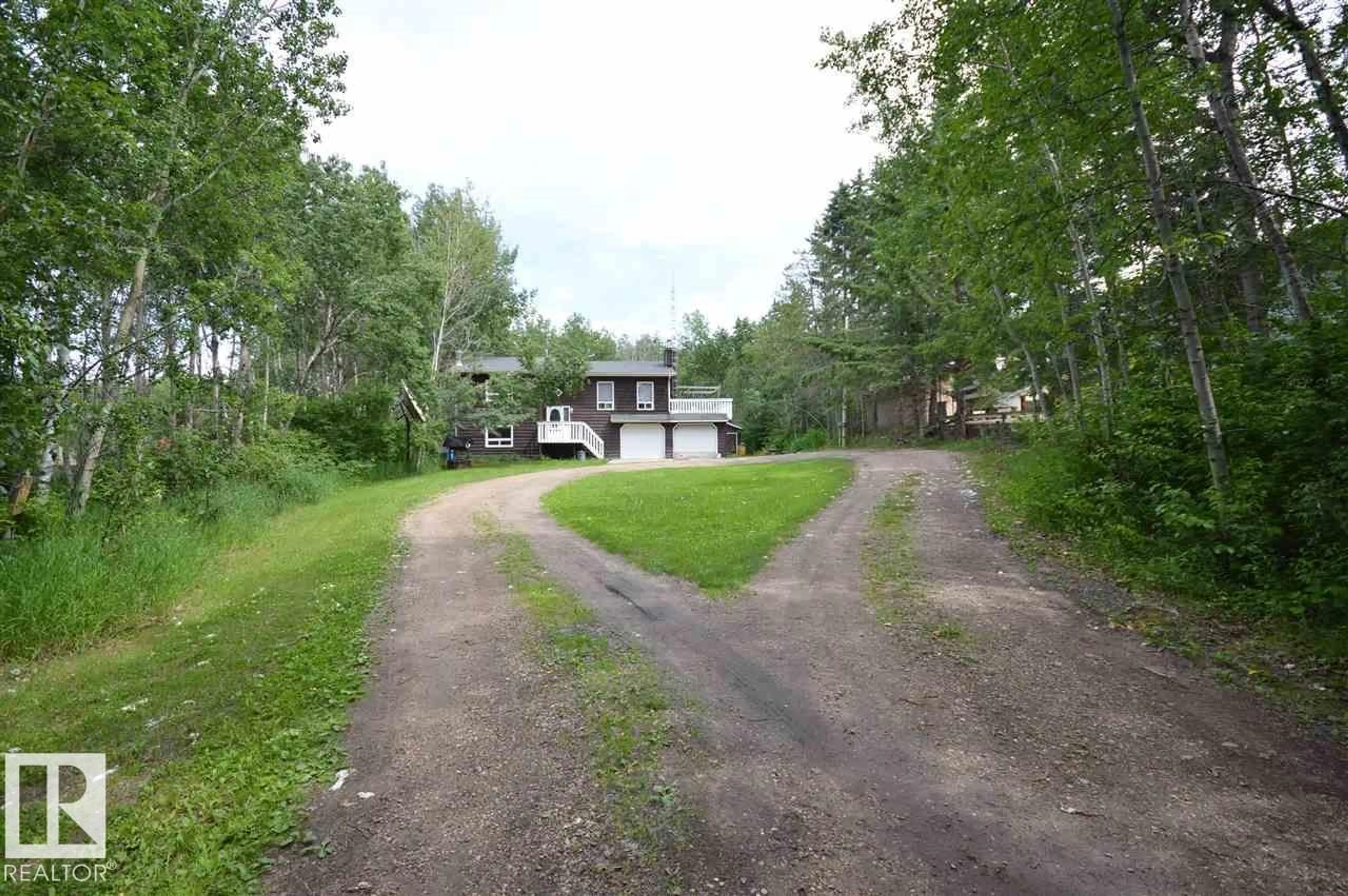 A pic from outside/outdoor area/front of a property/back of a property/a pic from drone, street for 437 - 61209 RGE RD 465, Rural Bonnyville M.D. Alberta T9N2J6