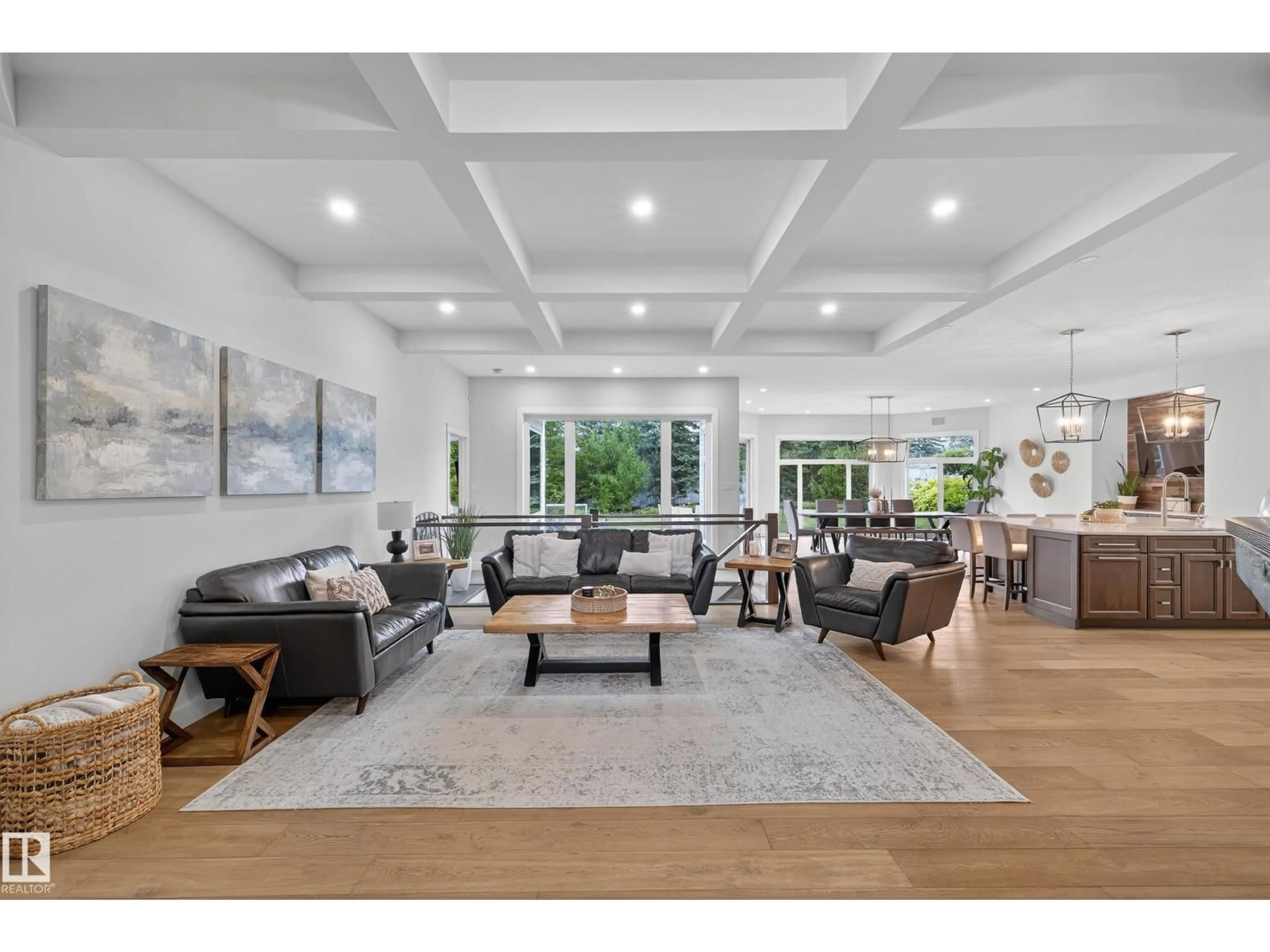 Living room with furniture, unknown for 525 ESTATE DRIVE, Sherwood Park Alberta T8B1M2