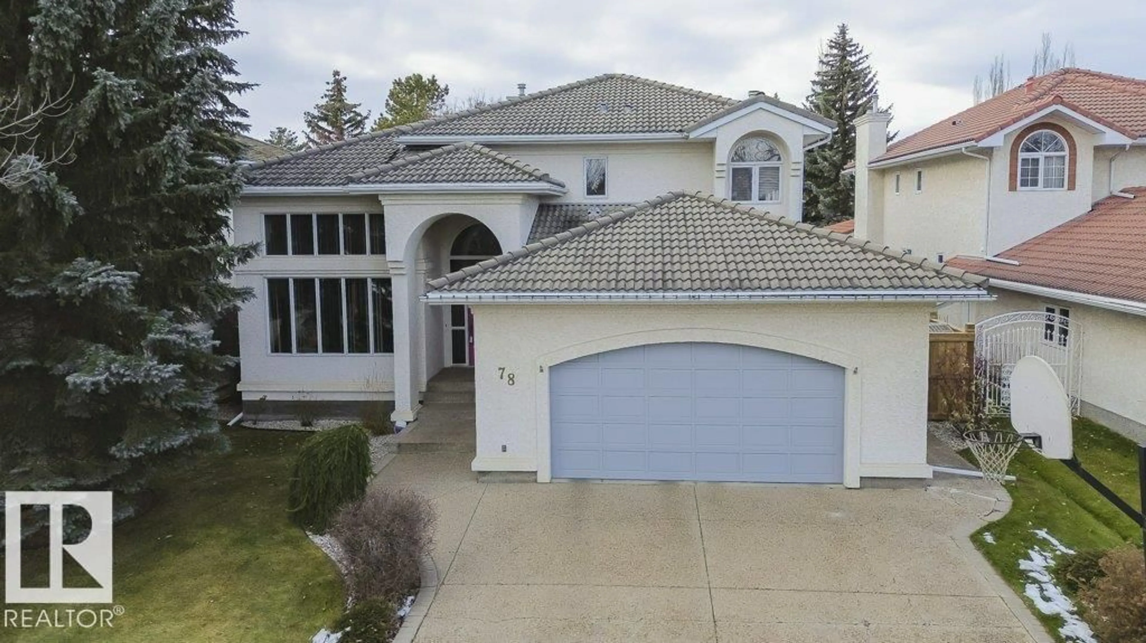 Home with vinyl exterior material, street for 78 WILKIN RD, Edmonton Alberta T6M2K4