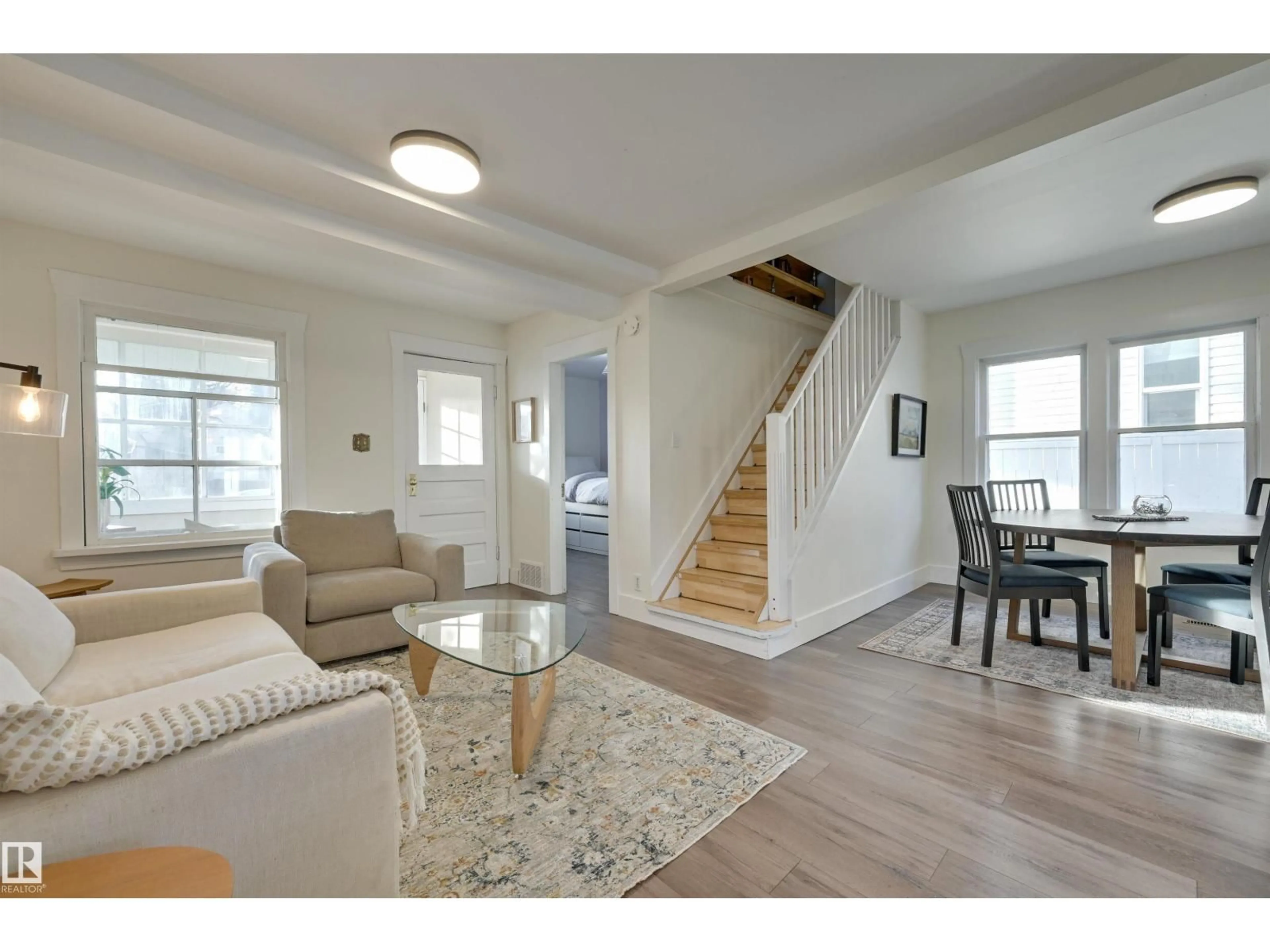 Living room with furniture, unknown for NW - 11227 69 ST, Edmonton Alberta T5B1R6