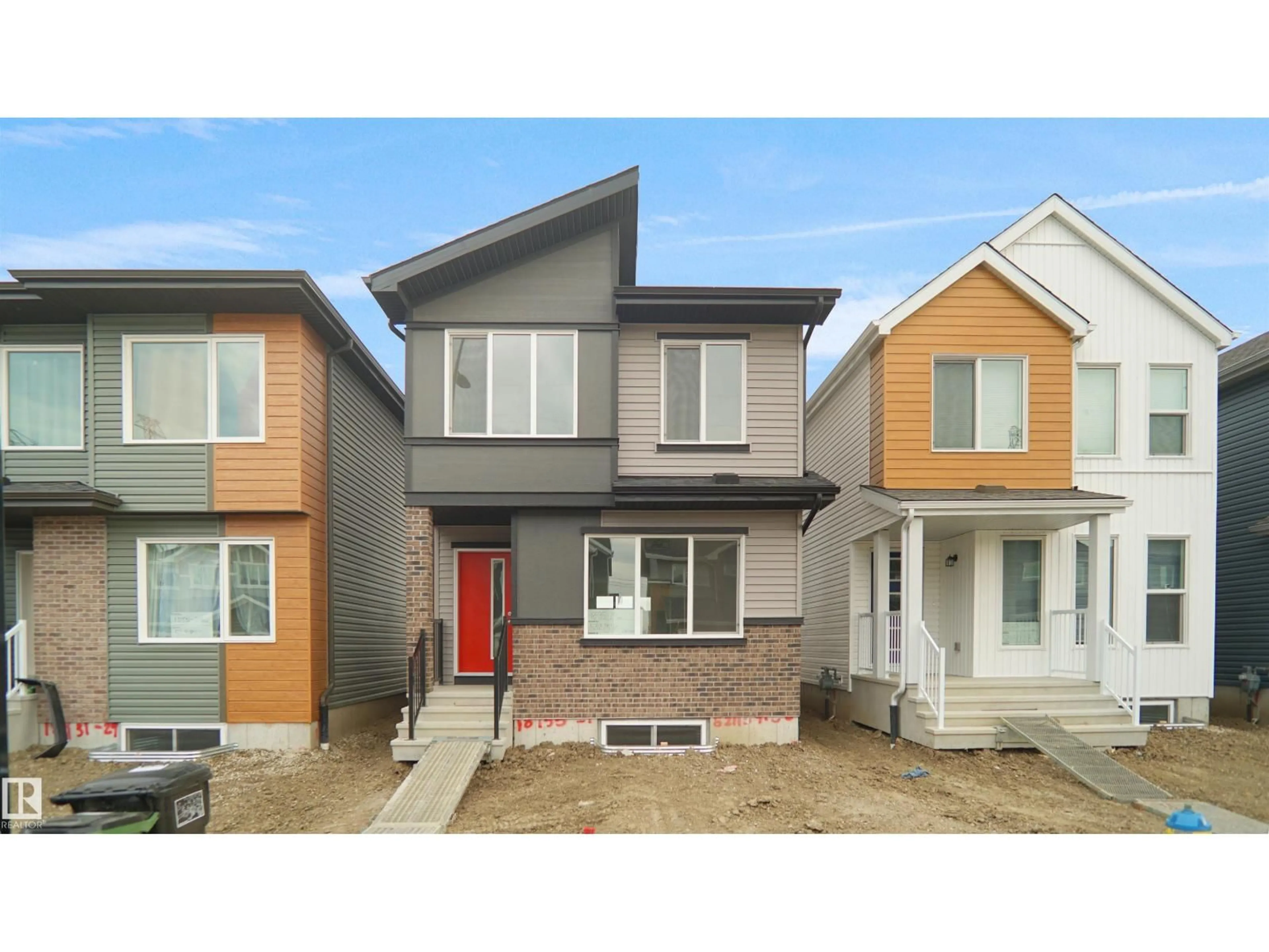 Home with vinyl exterior material, street for 18832 28 AV, Edmonton Alberta T6M3C4
