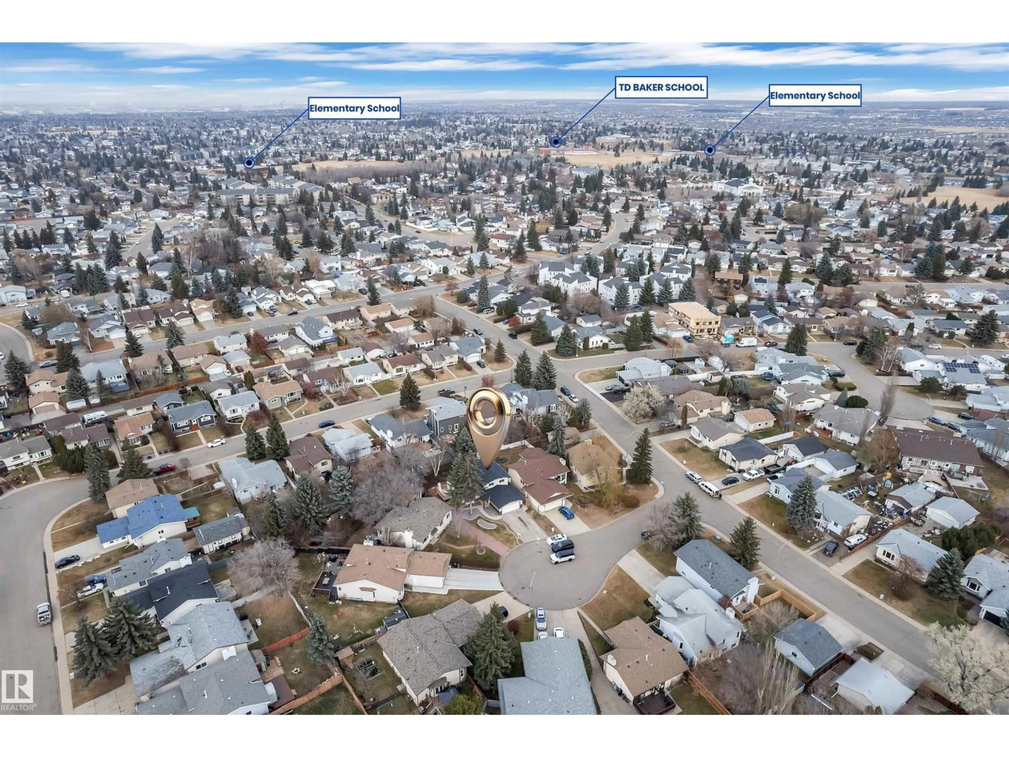 A pic from outside/outdoor area/front of a property/back of a property/a pic from drone, street for 1136 49 ST, Edmonton Alberta T6L4T2
