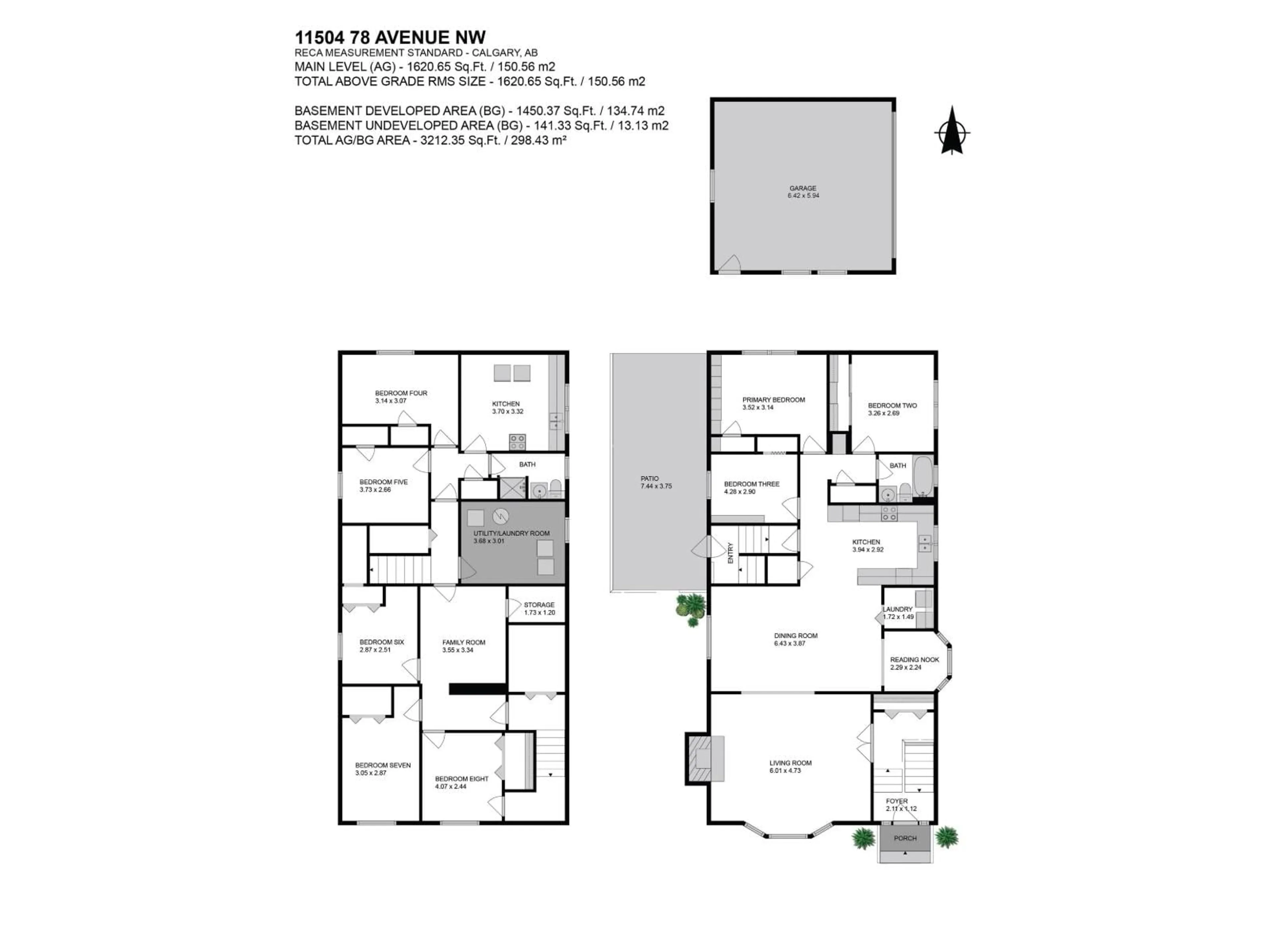 Floor plan for 11504 78 AV, Edmonton Alberta T6G0N5