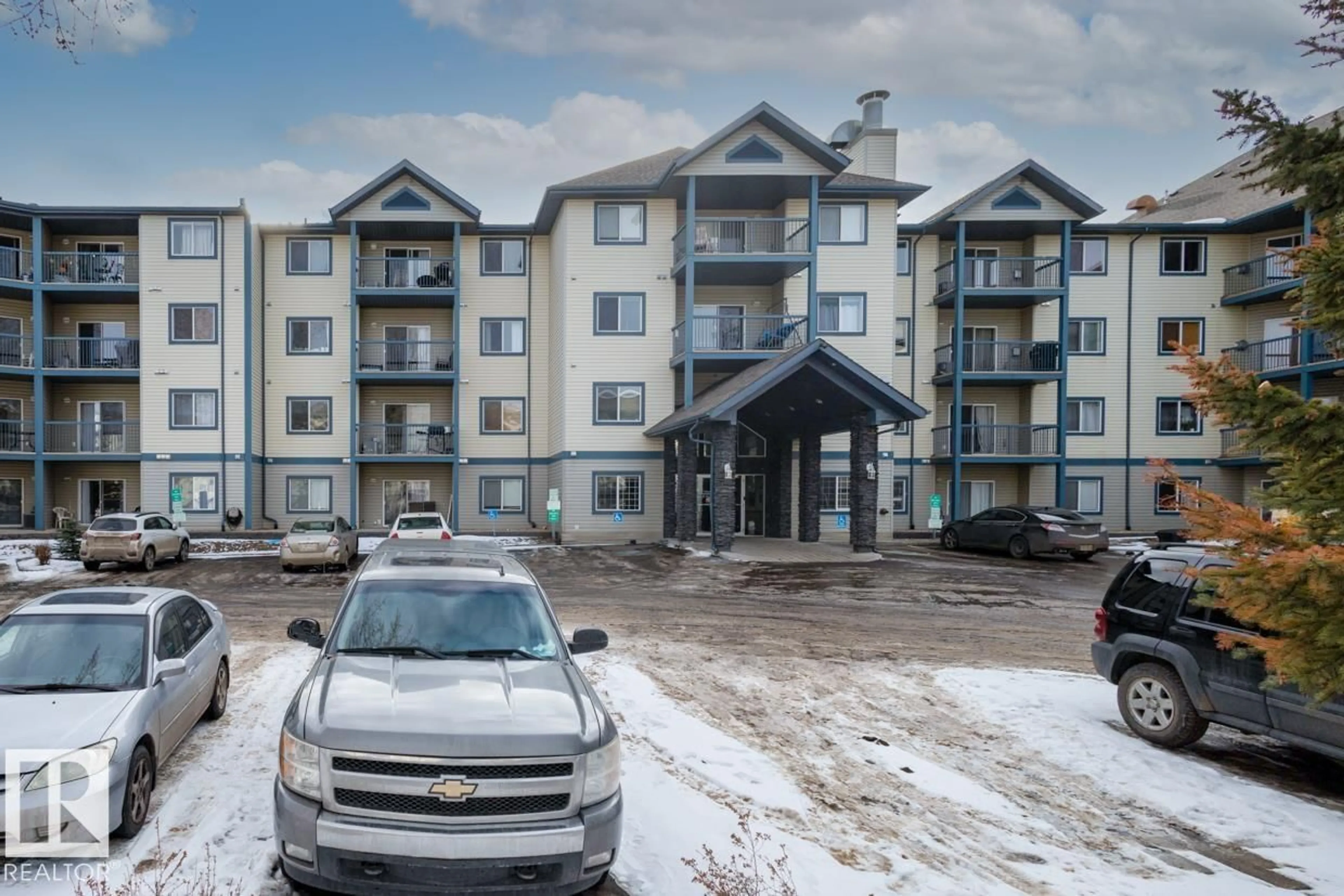 A pic from outside/outdoor area/front of a property/back of a property/a pic from drone, unknown for #305 - 16303 95 ST, Edmonton Alberta T5Z3V1